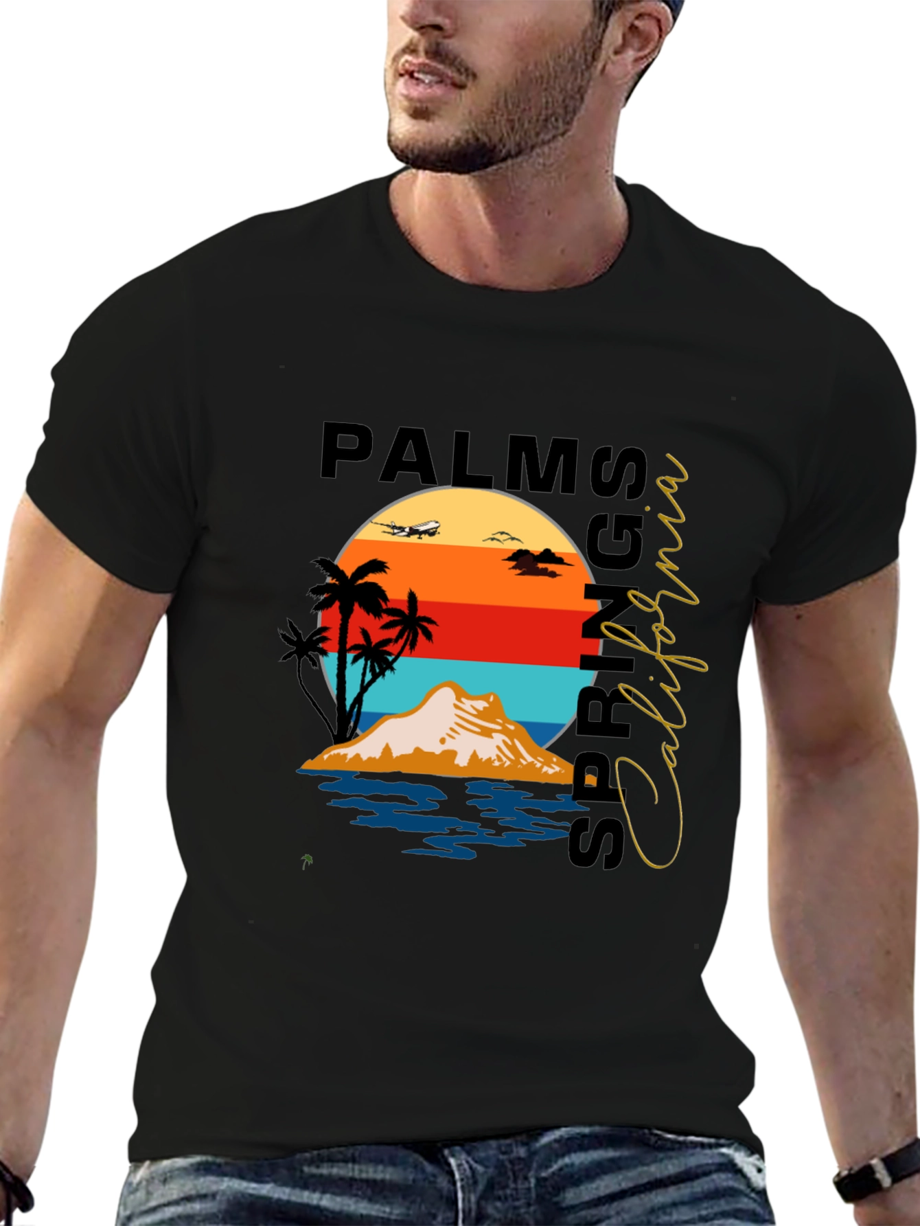 Palms Spring California Sunset T-Shirt