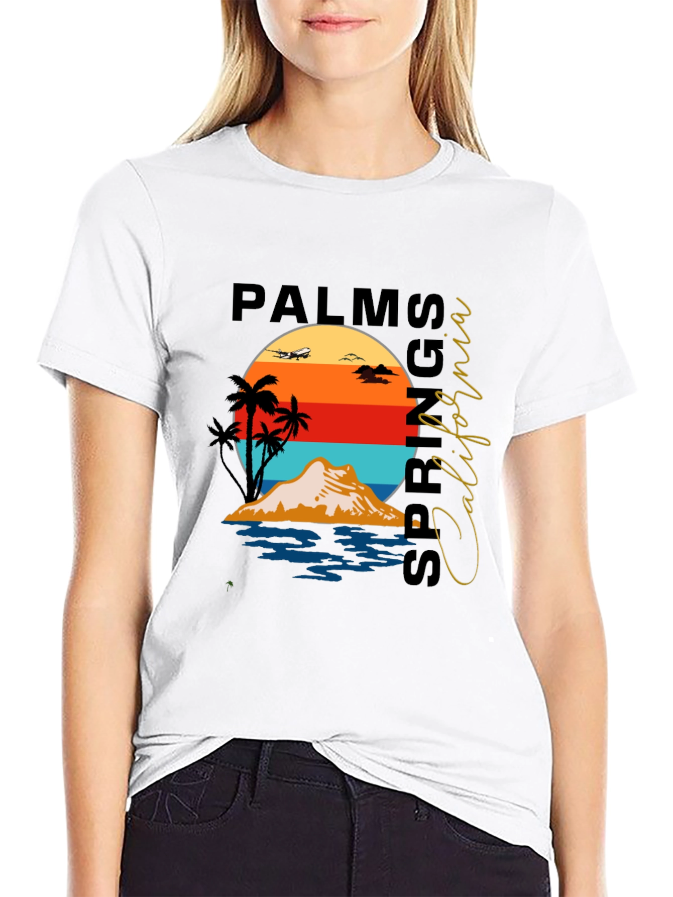 Palms Spring California Sunset T-Shirt