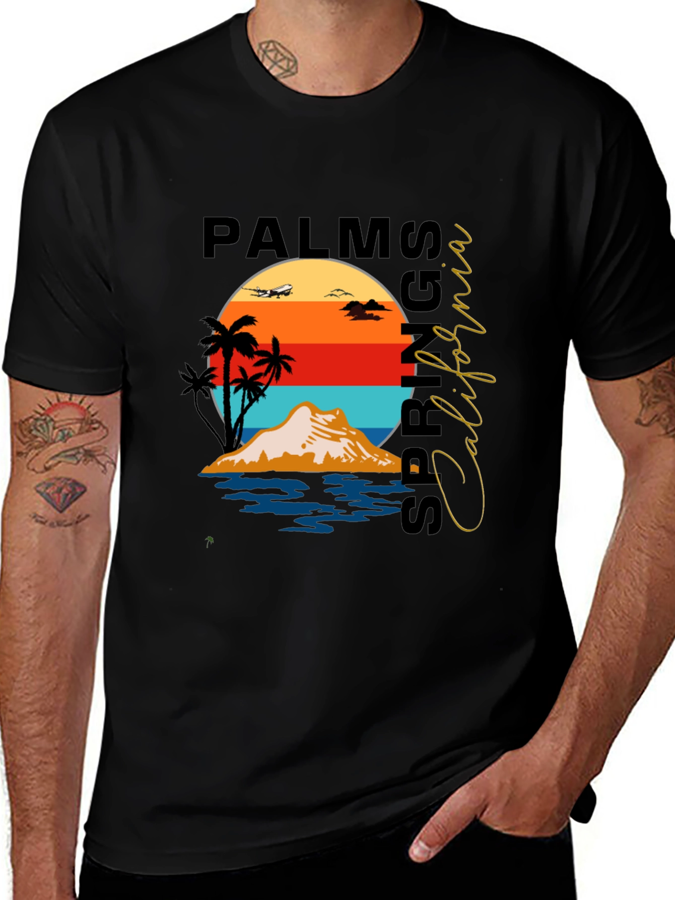 Palms Spring California Sunset T-Shirt