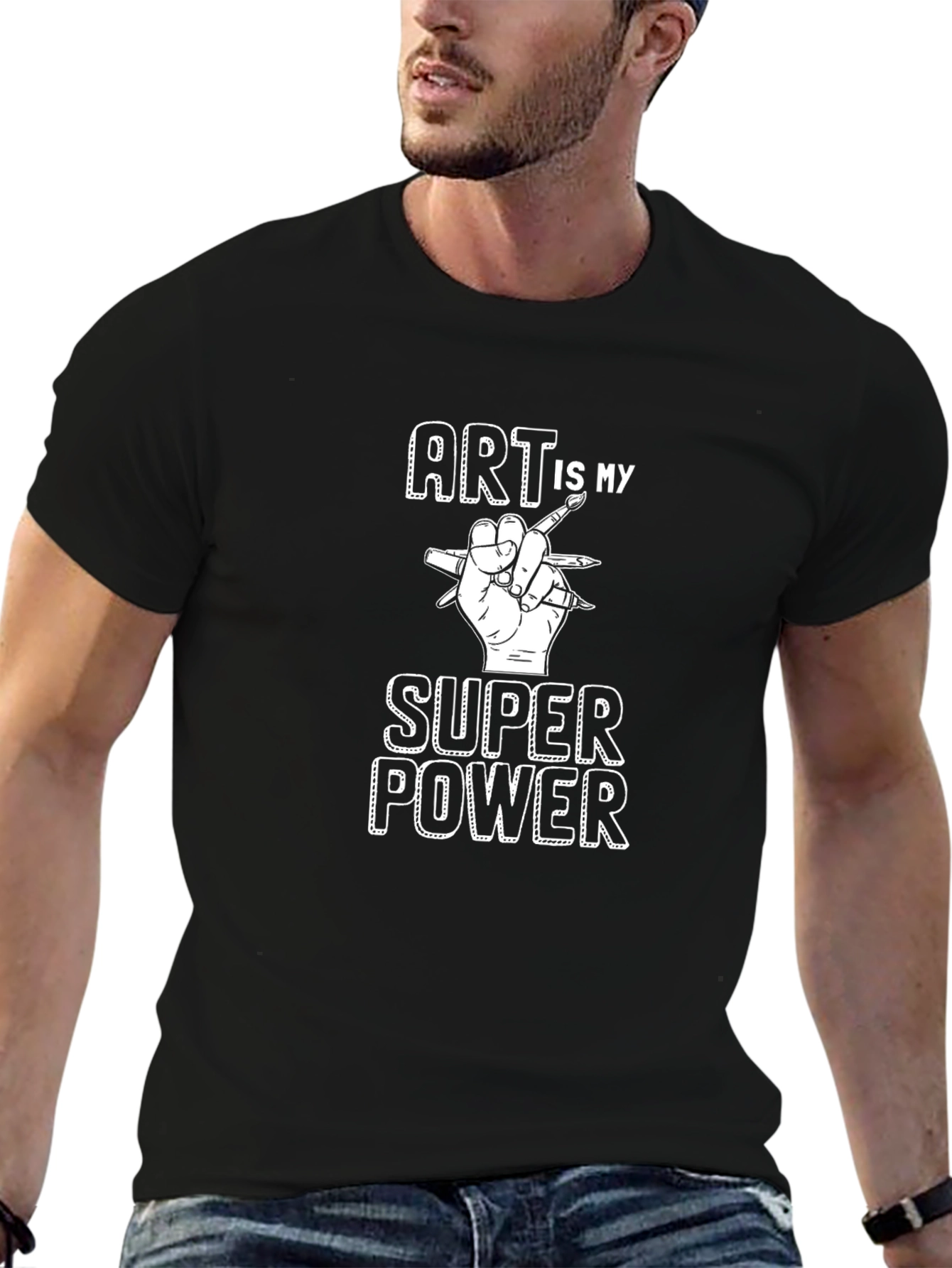 Art is My Superpower Graphic Tee - Artists Essential