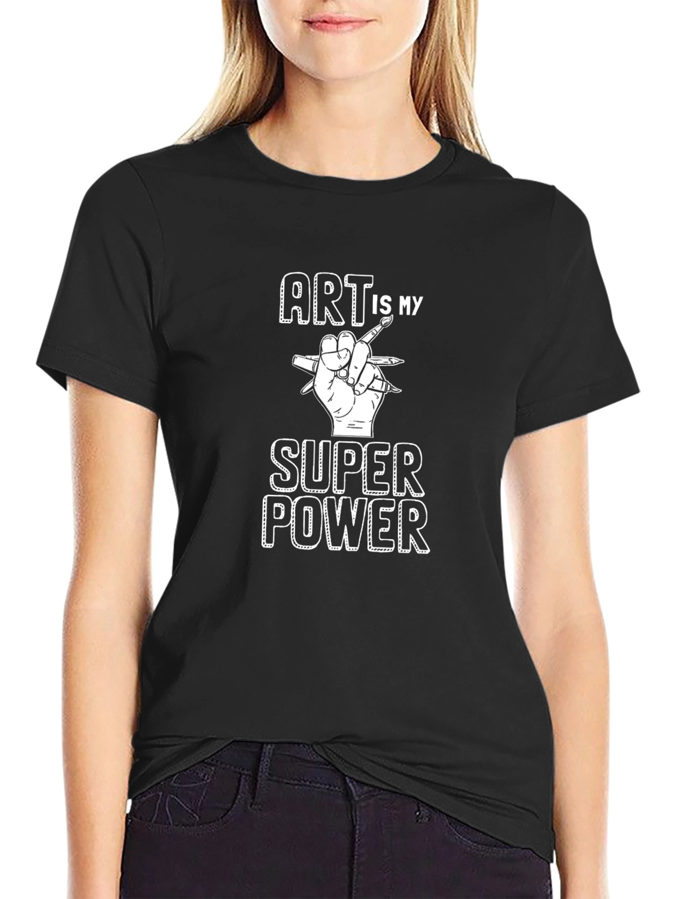 Art is My Superpower Graphic Tee - Artists Essential
