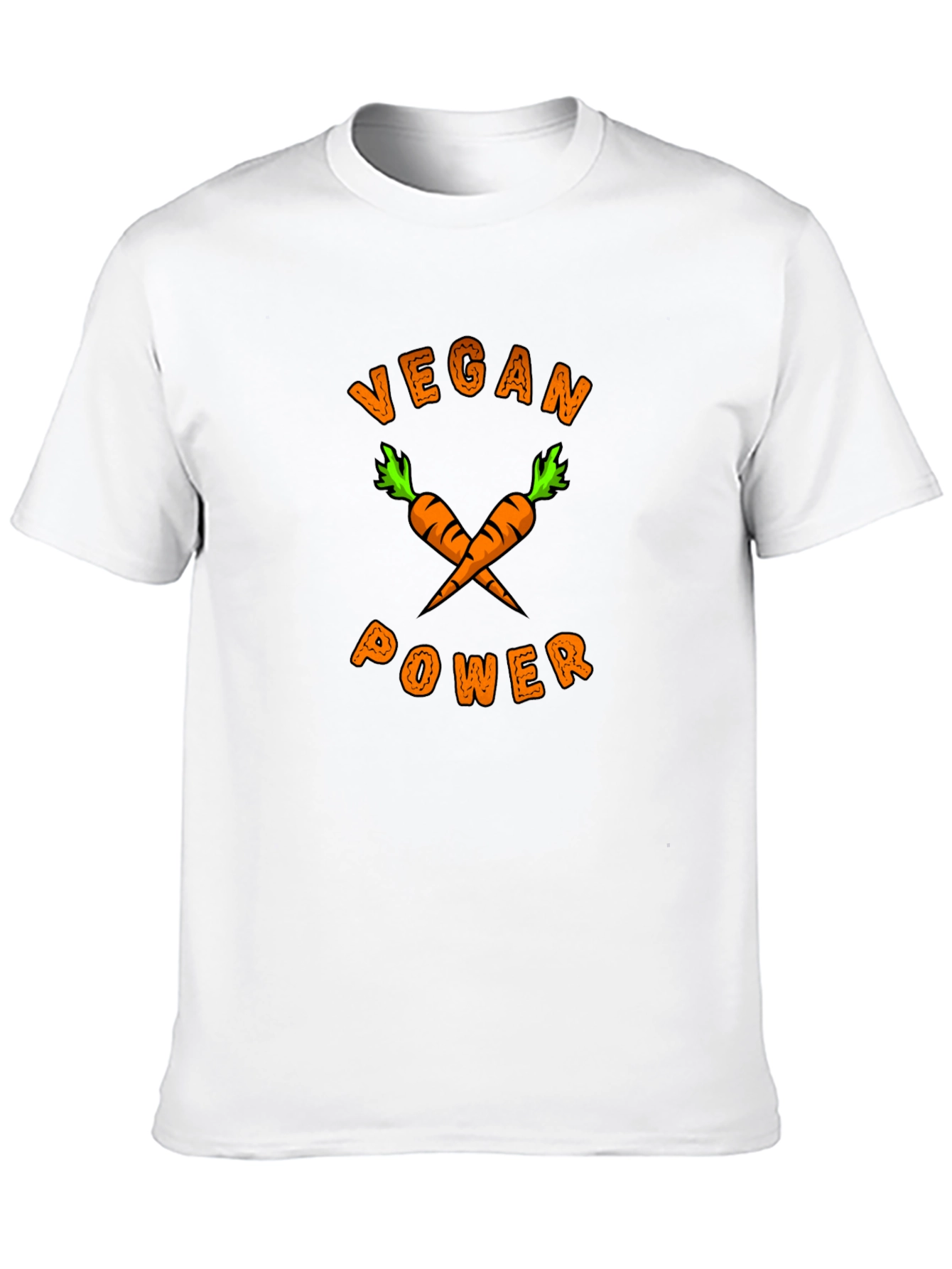 Vegan Power Carrot Graphic T-Shirt