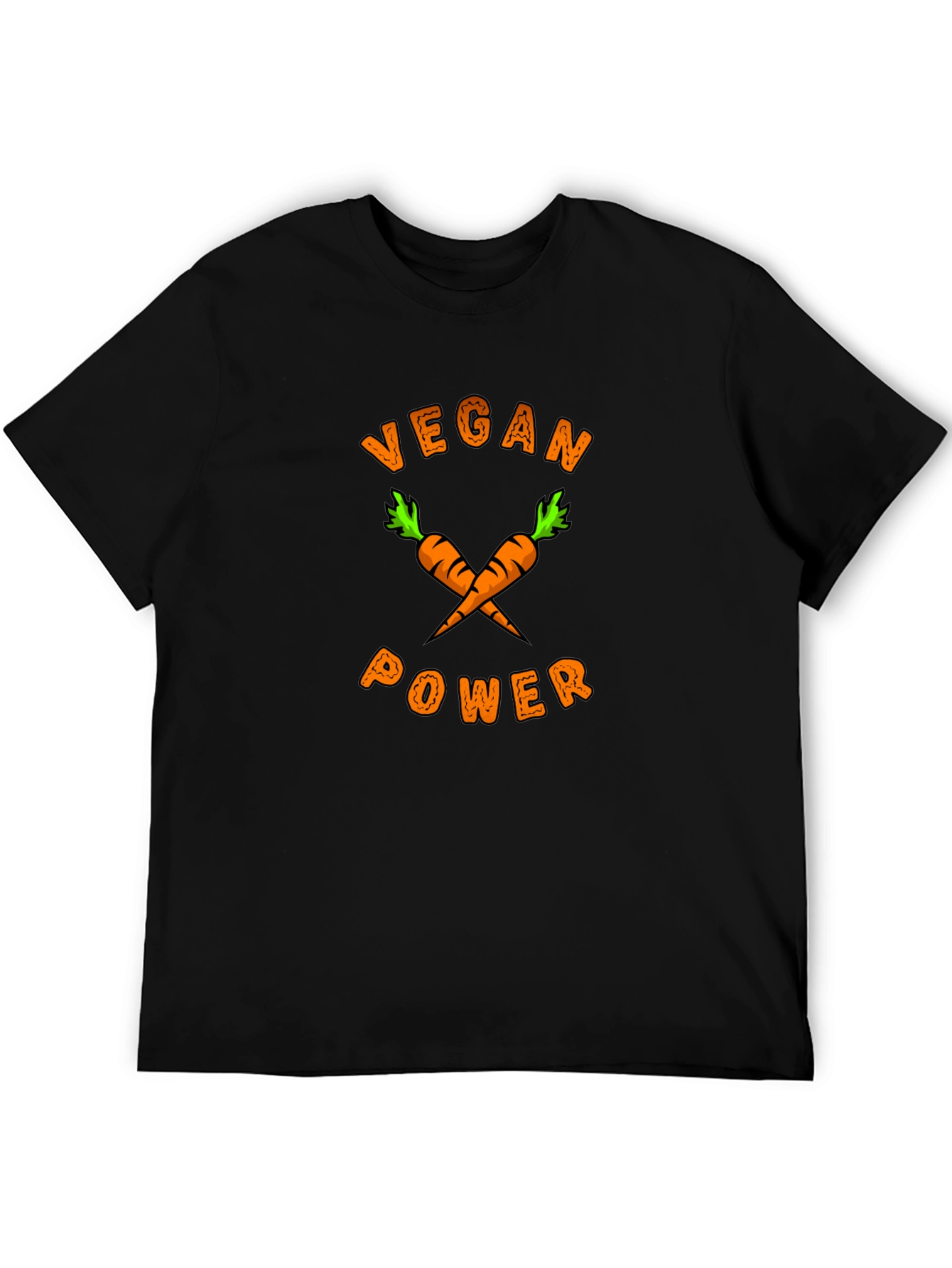 Vegan Power Carrot Graphic T-Shirt