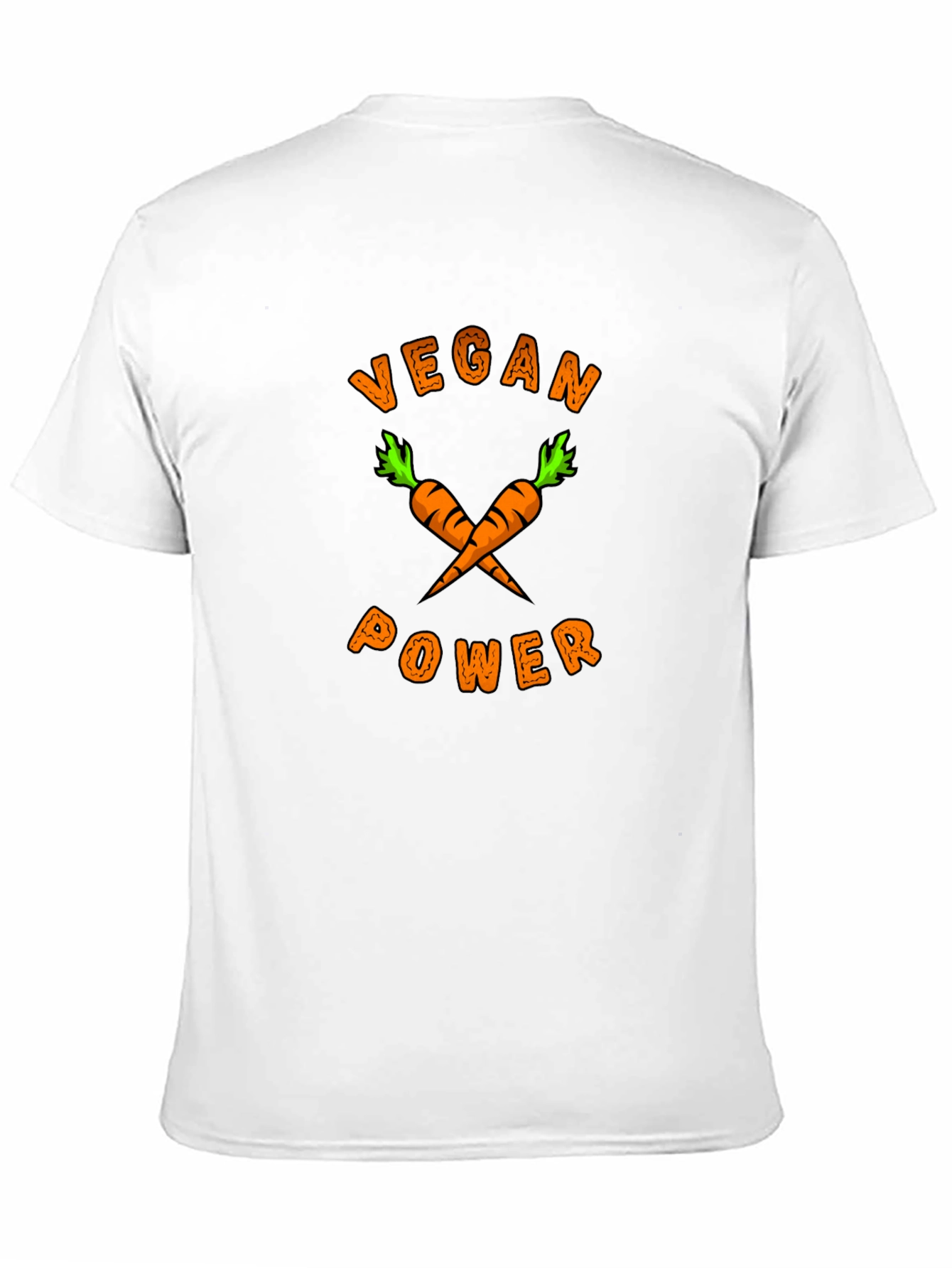 Vegan Power Carrot Graphic T-Shirt