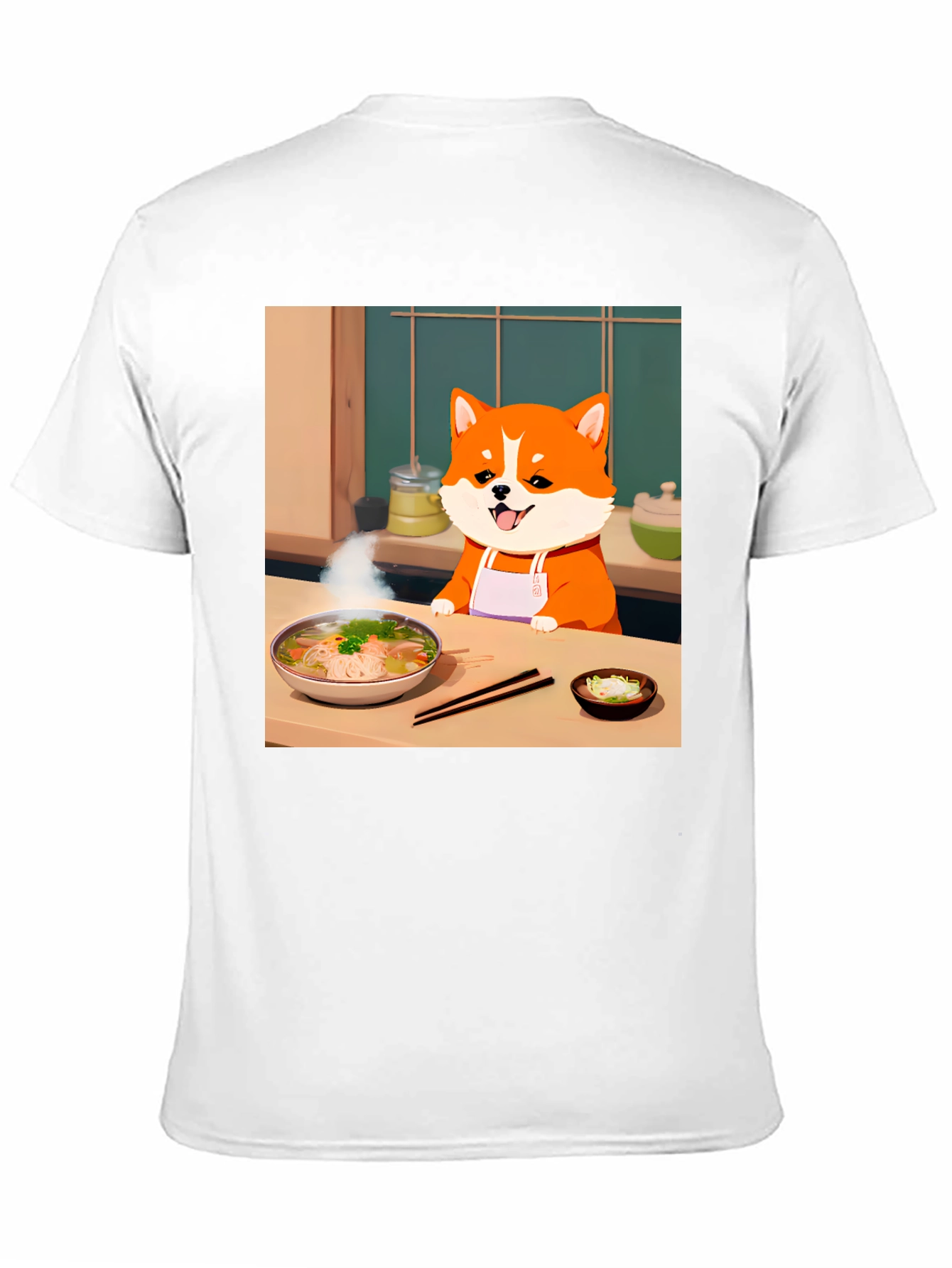 Chef Dog T-Shirt - Anime Style