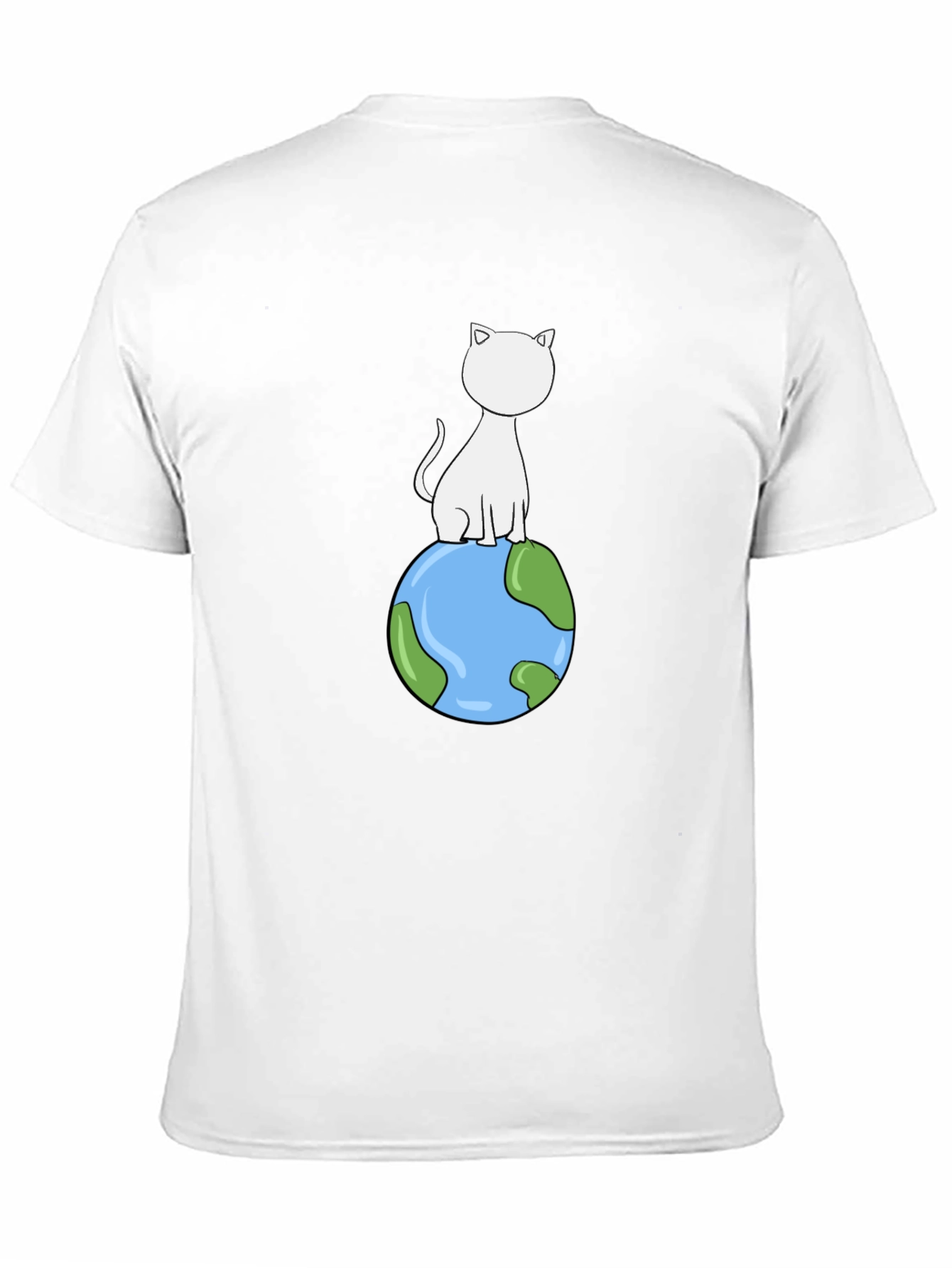 Cat on World T-Shirt
