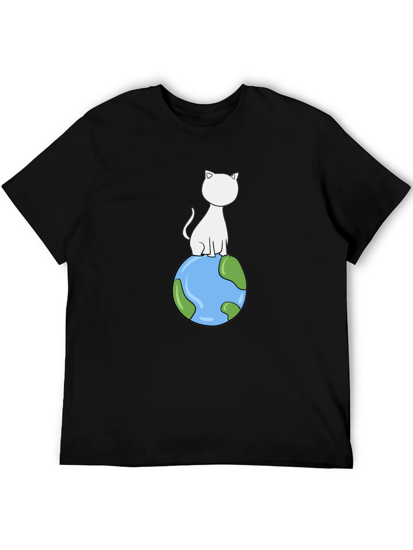 Cat on World T-Shirt