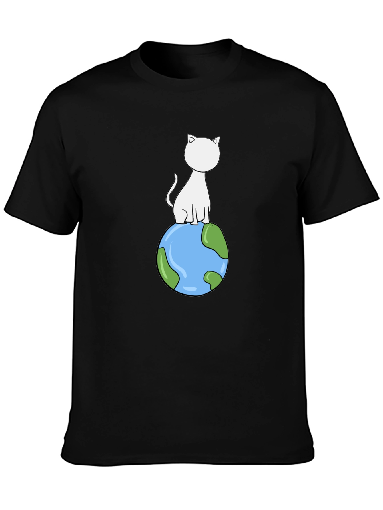 Cat on World T-Shirt