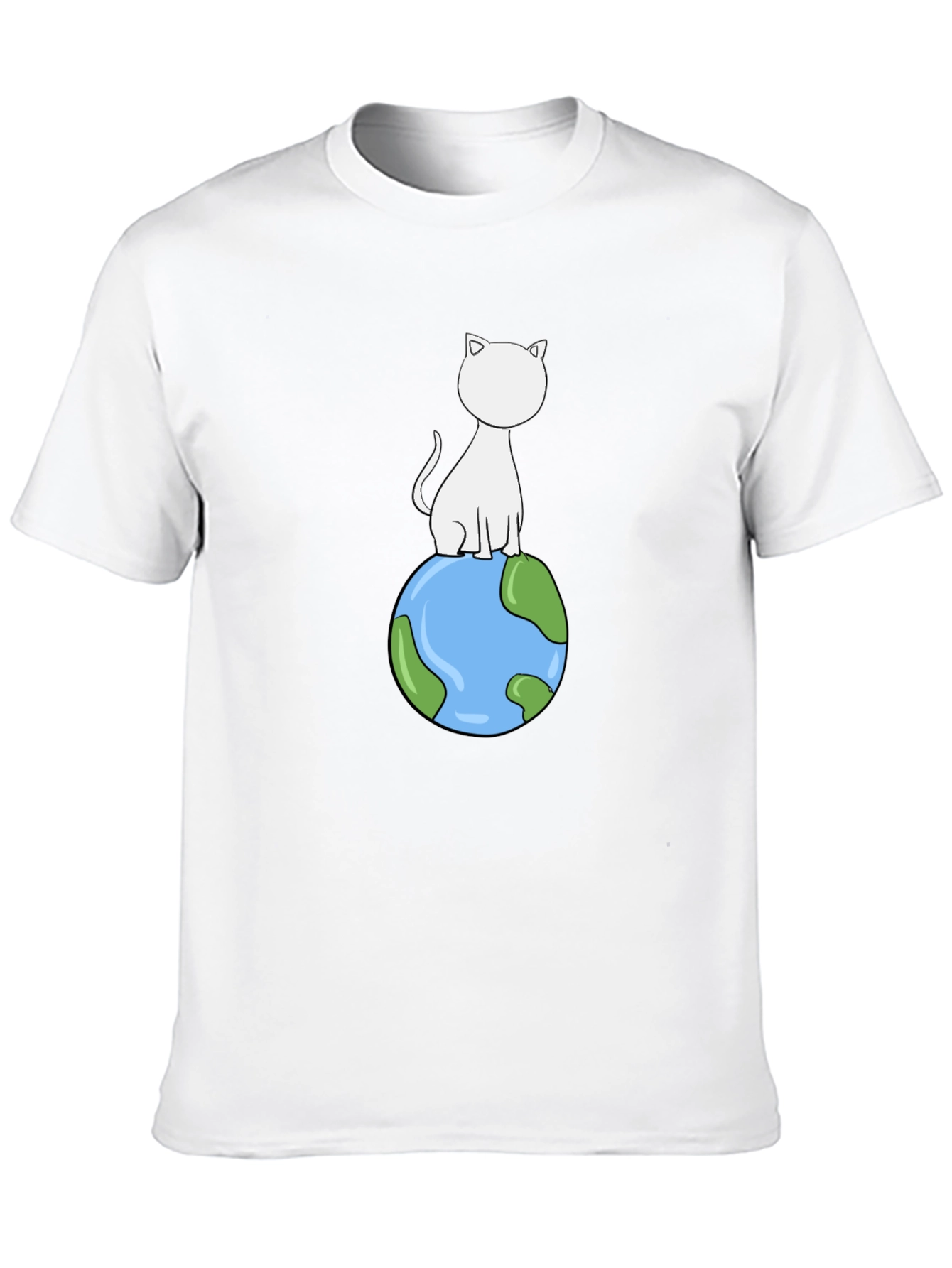 Cat on World T-Shirt