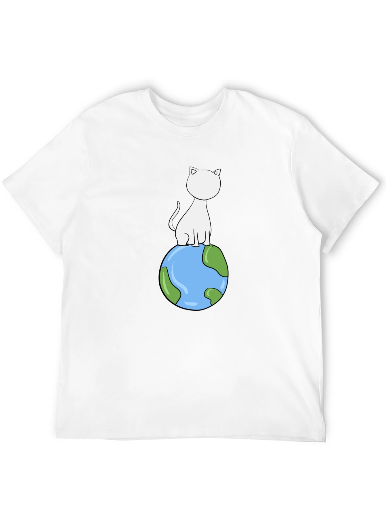 Cat on World T-Shirt
