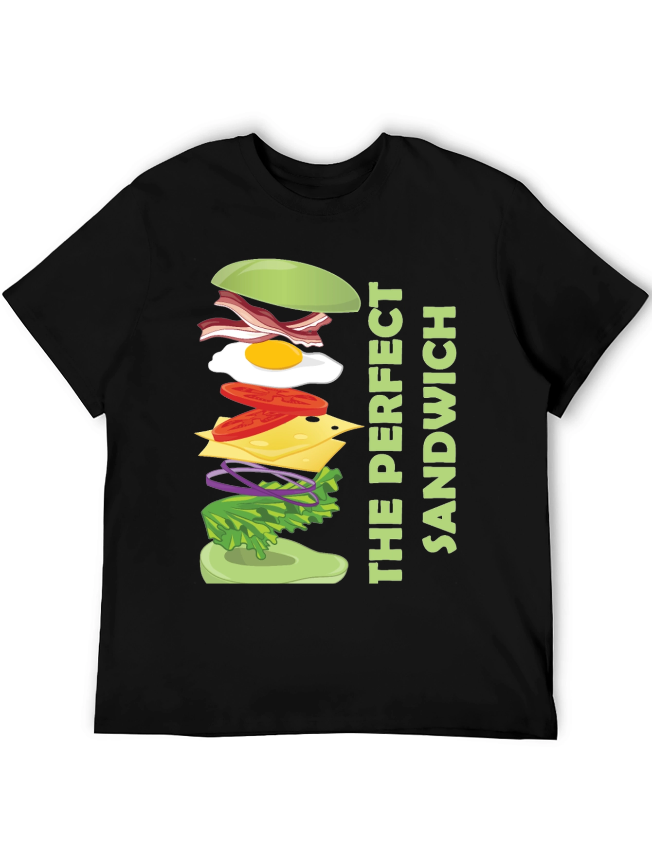 The Perfect Sandwich Graphic Tee - Food Lover Shirt