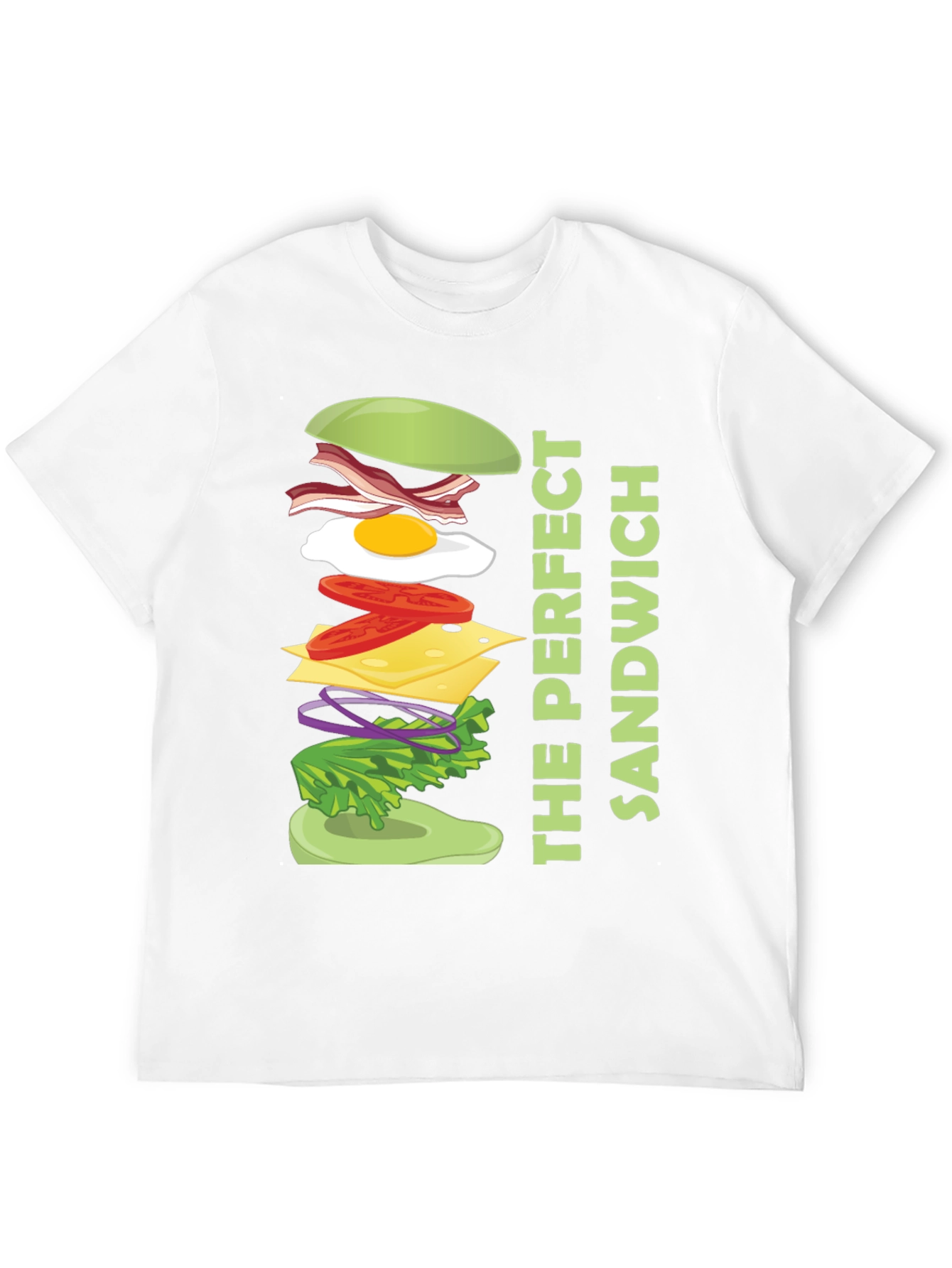 The Perfect Sandwich Graphic Tee - Food Lover Shirt