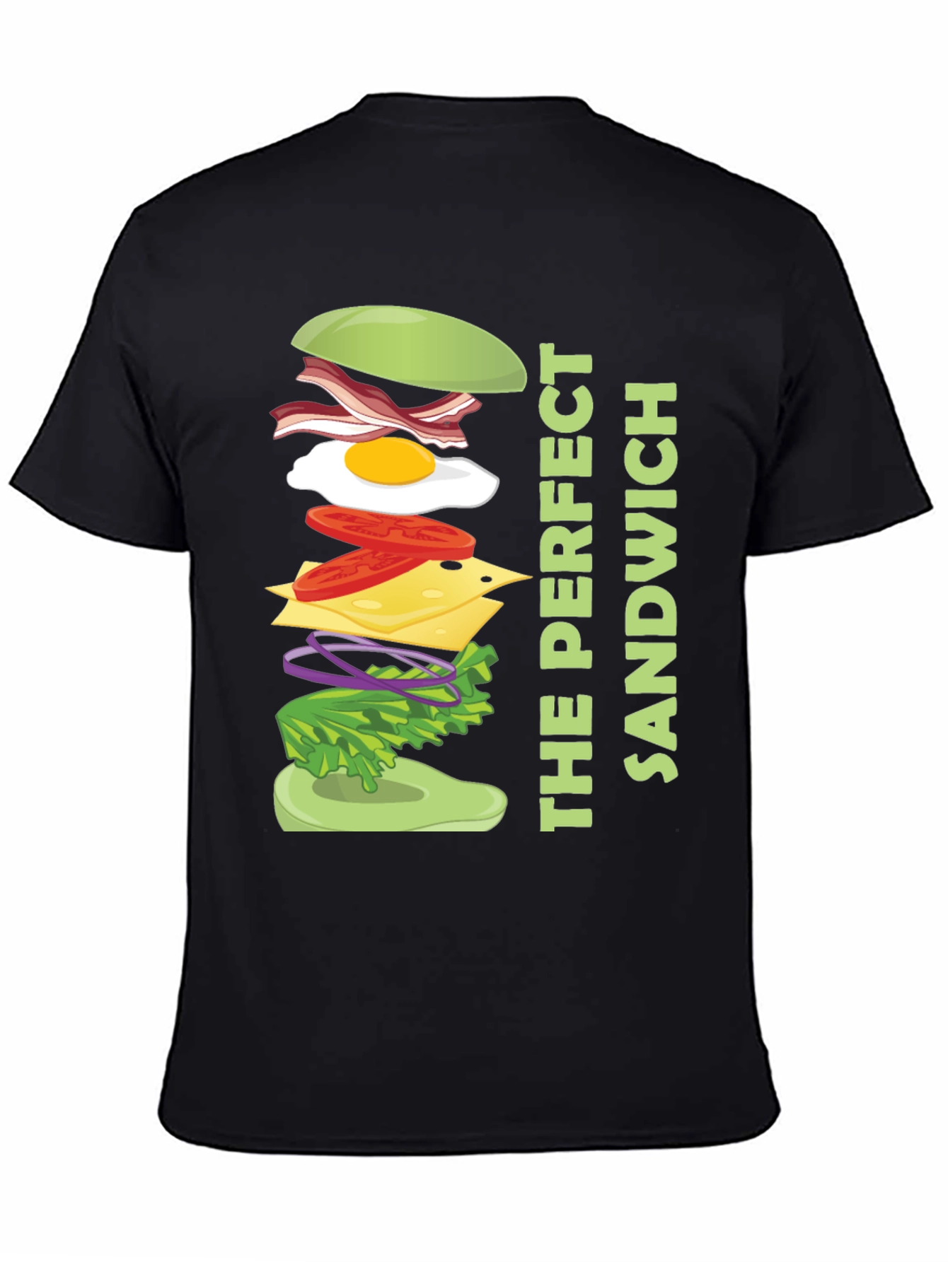 The Perfect Sandwich Graphic Tee - Food Lover Shirt
