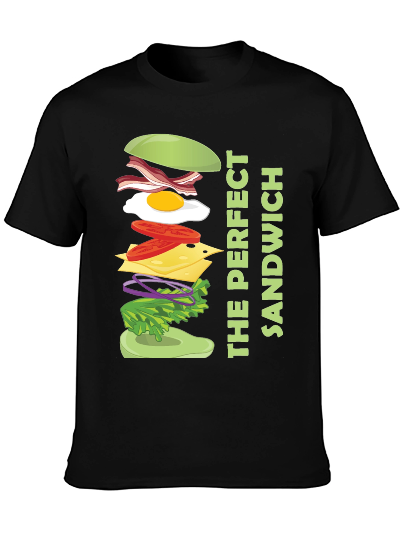 The Perfect Sandwich Graphic Tee - Food Lover Shirt