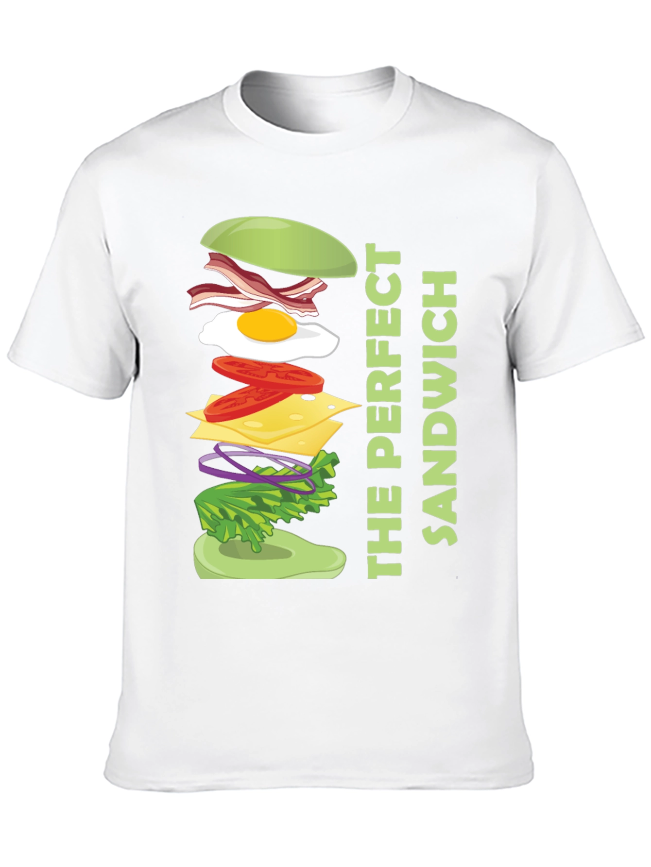 The Perfect Sandwich Graphic Tee - Food Lover Shirt