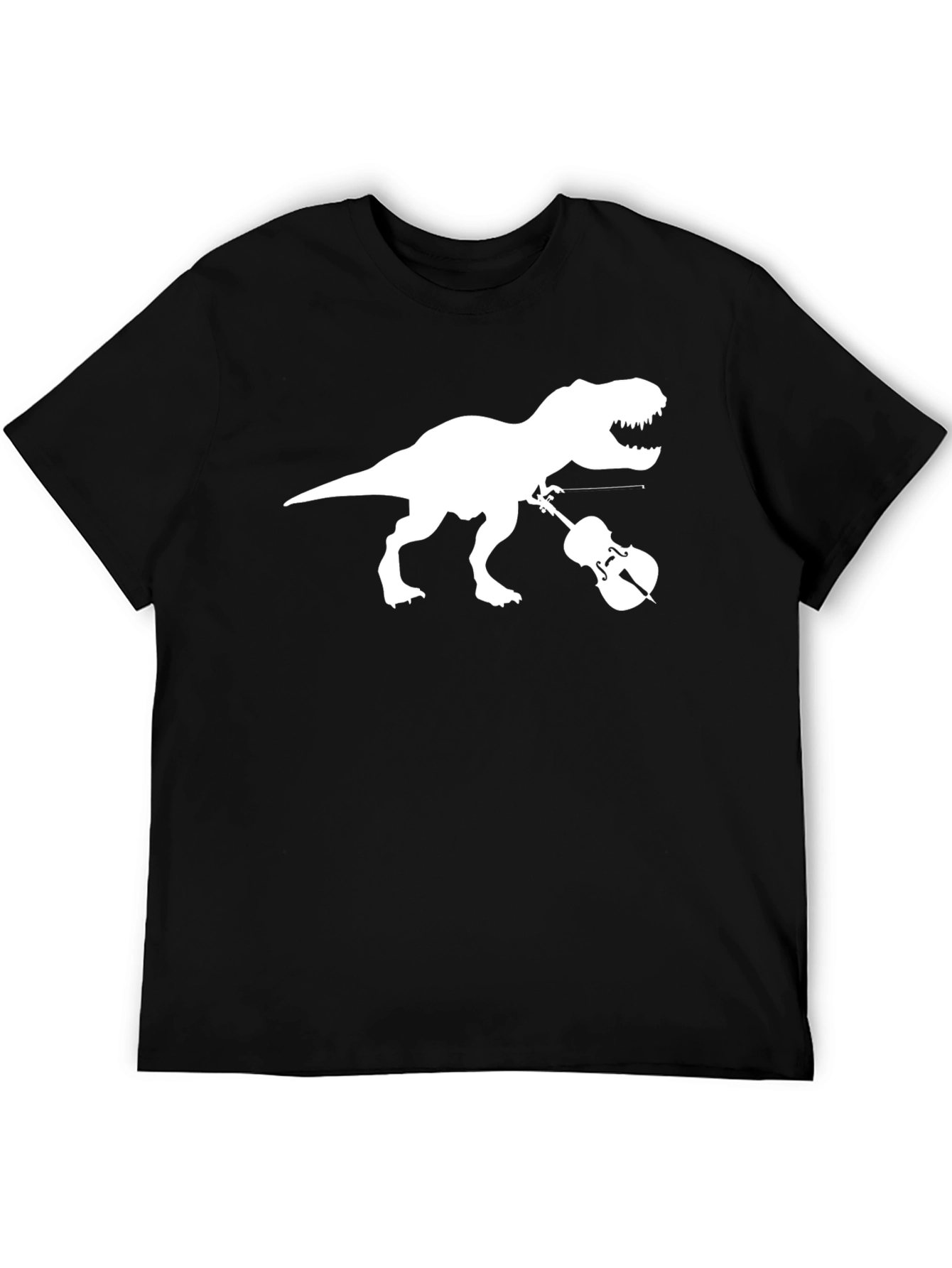 Dinosaur Violin T-Shirt - Black