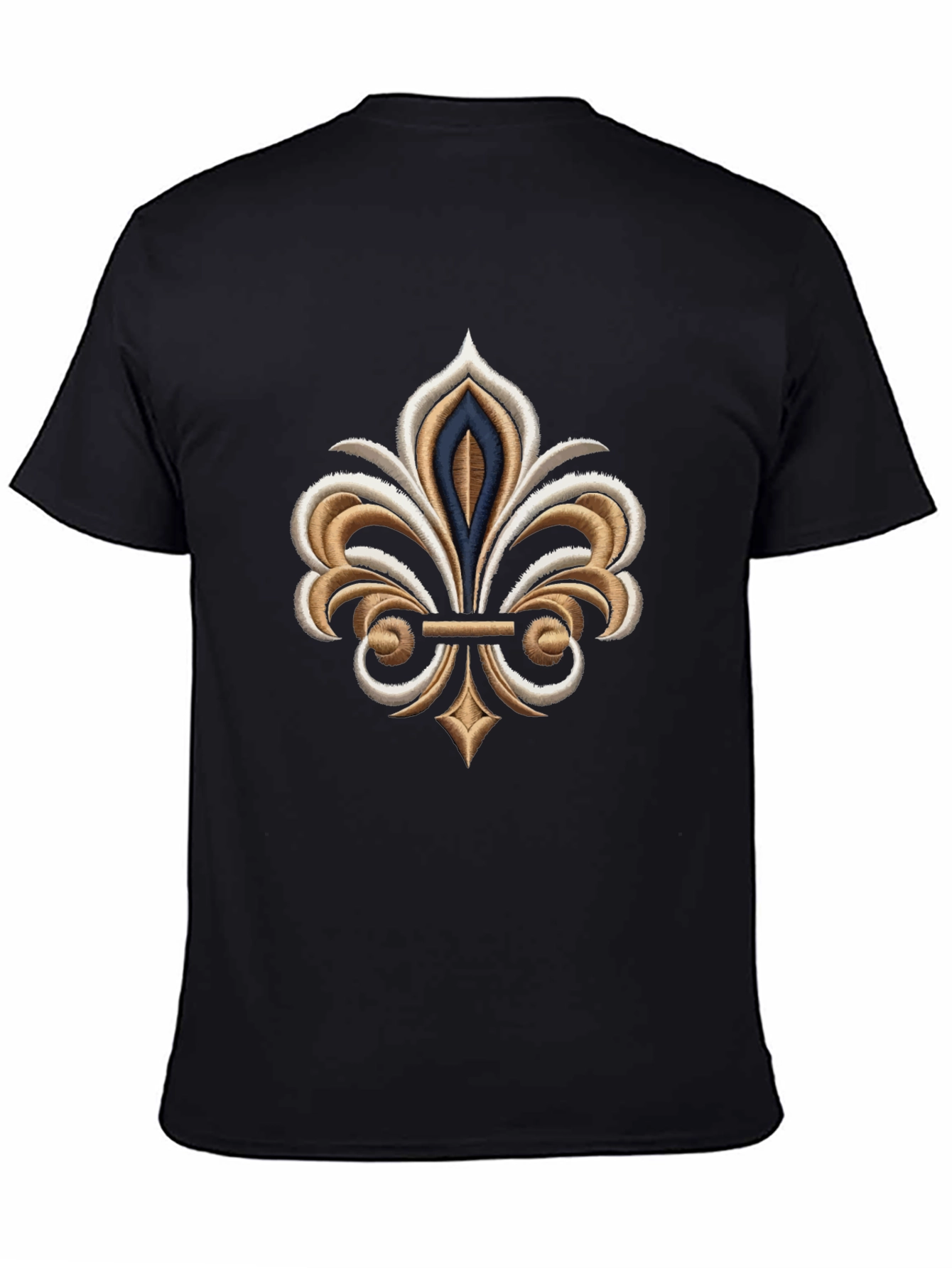 Fleur-de-lis Graphic Black T-Shirt