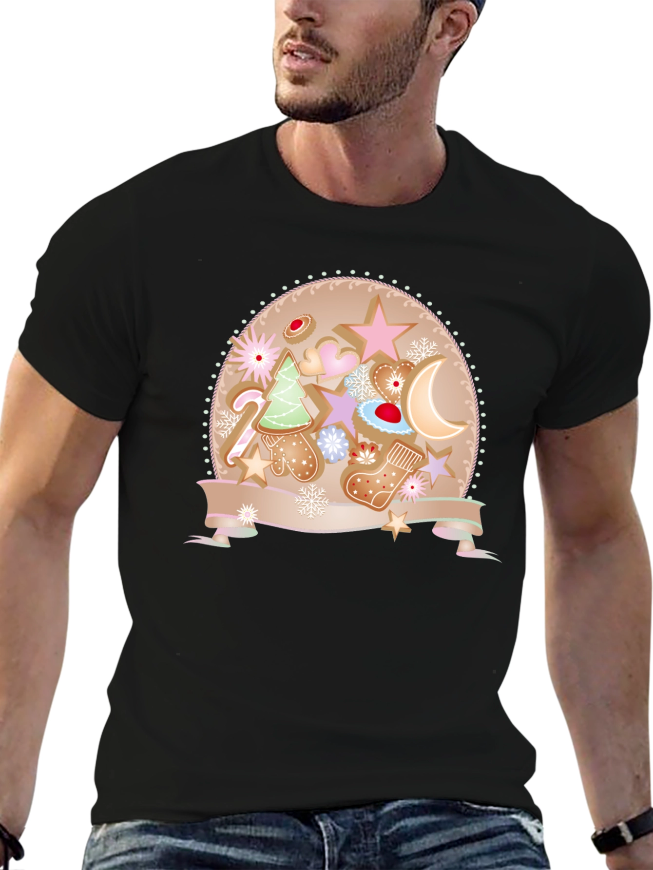 Festive Gingerbread Christmas T-Shirt