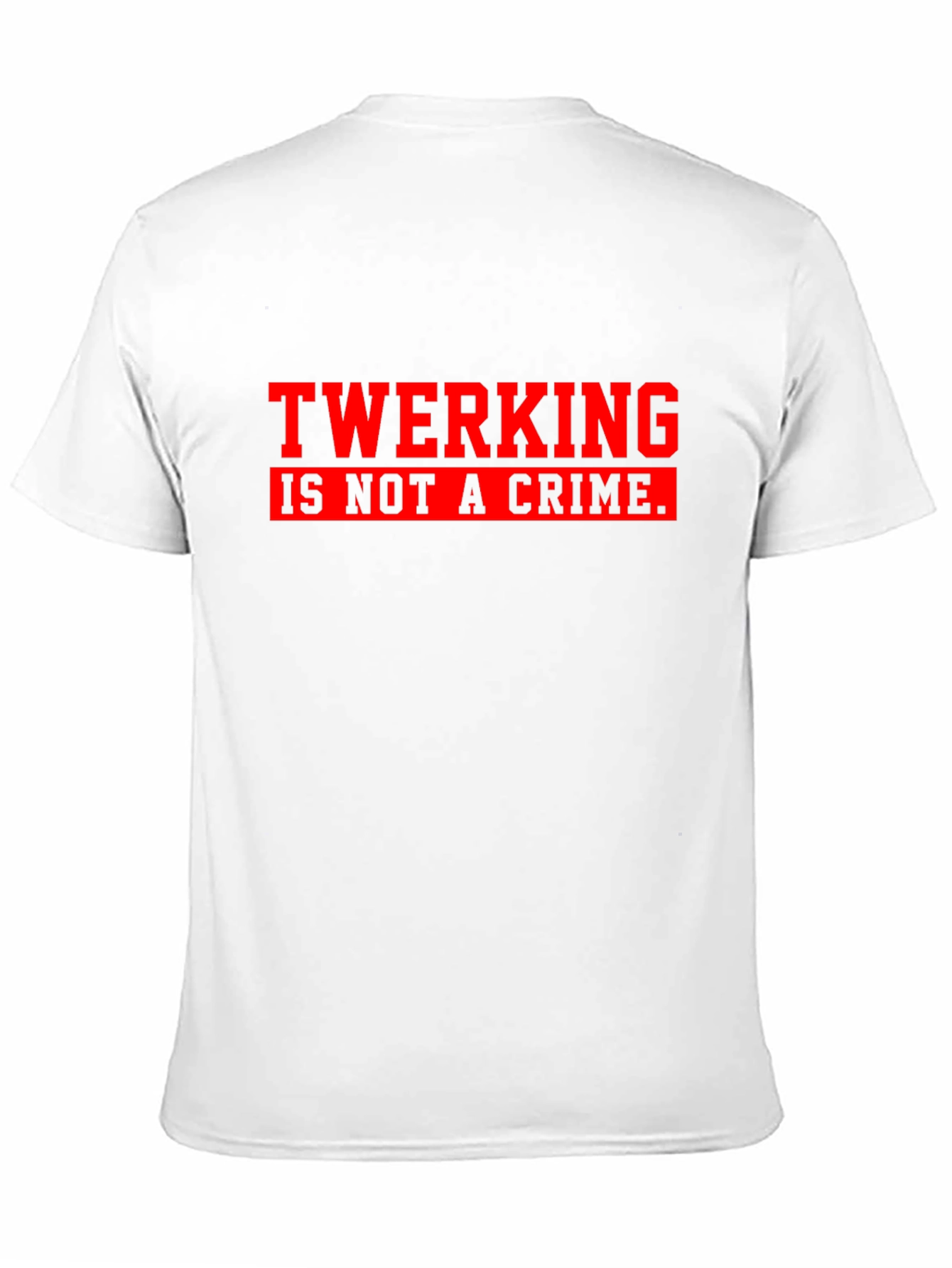 Twerking Is Not a Crime Graphic Tee - Black
