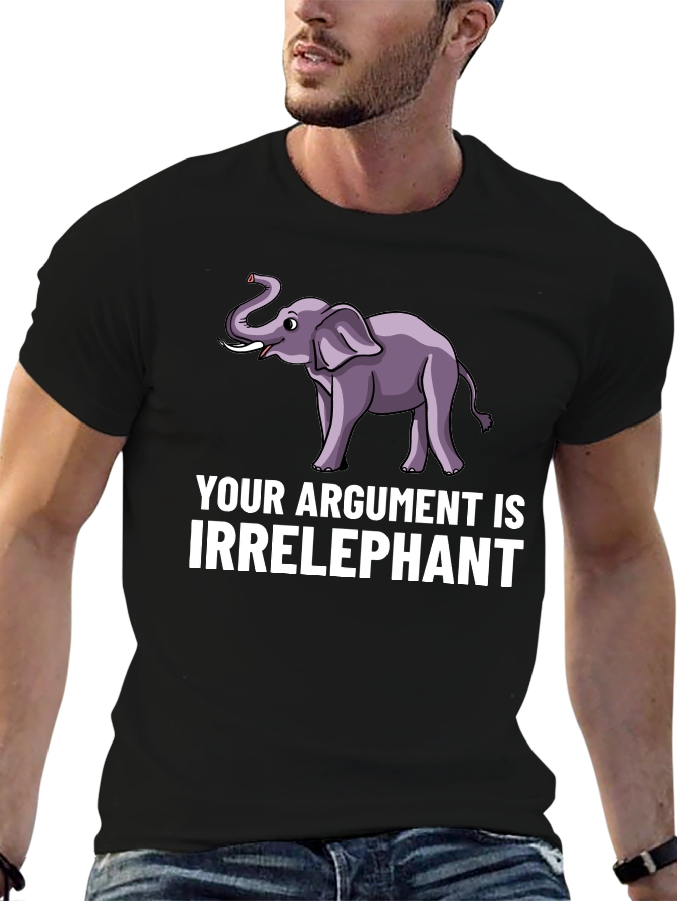 Irrelephant Graphic T-Shirt - Funny Argument Tee