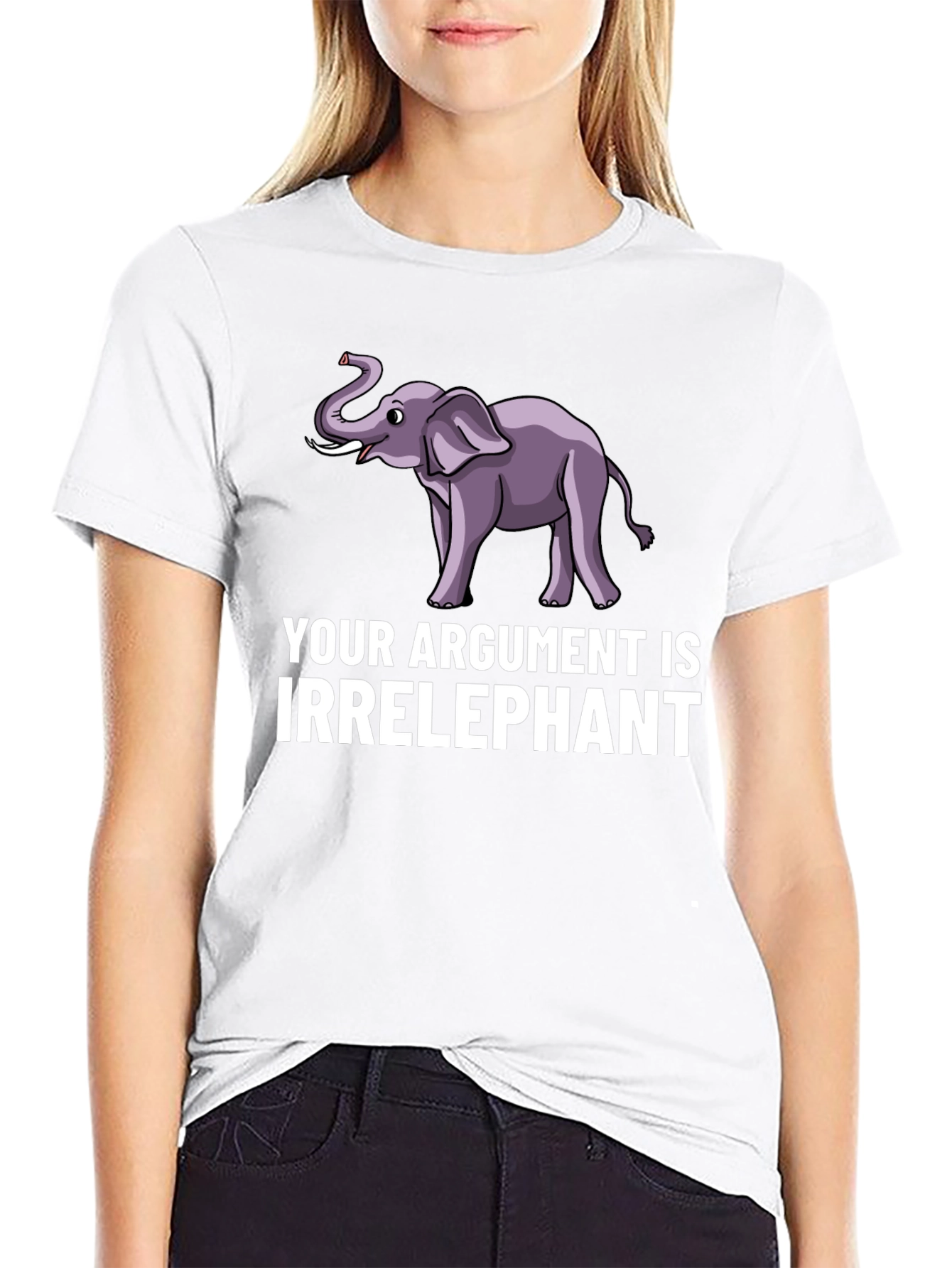 Irrelephant Graphic T-Shirt - Funny Argument Tee