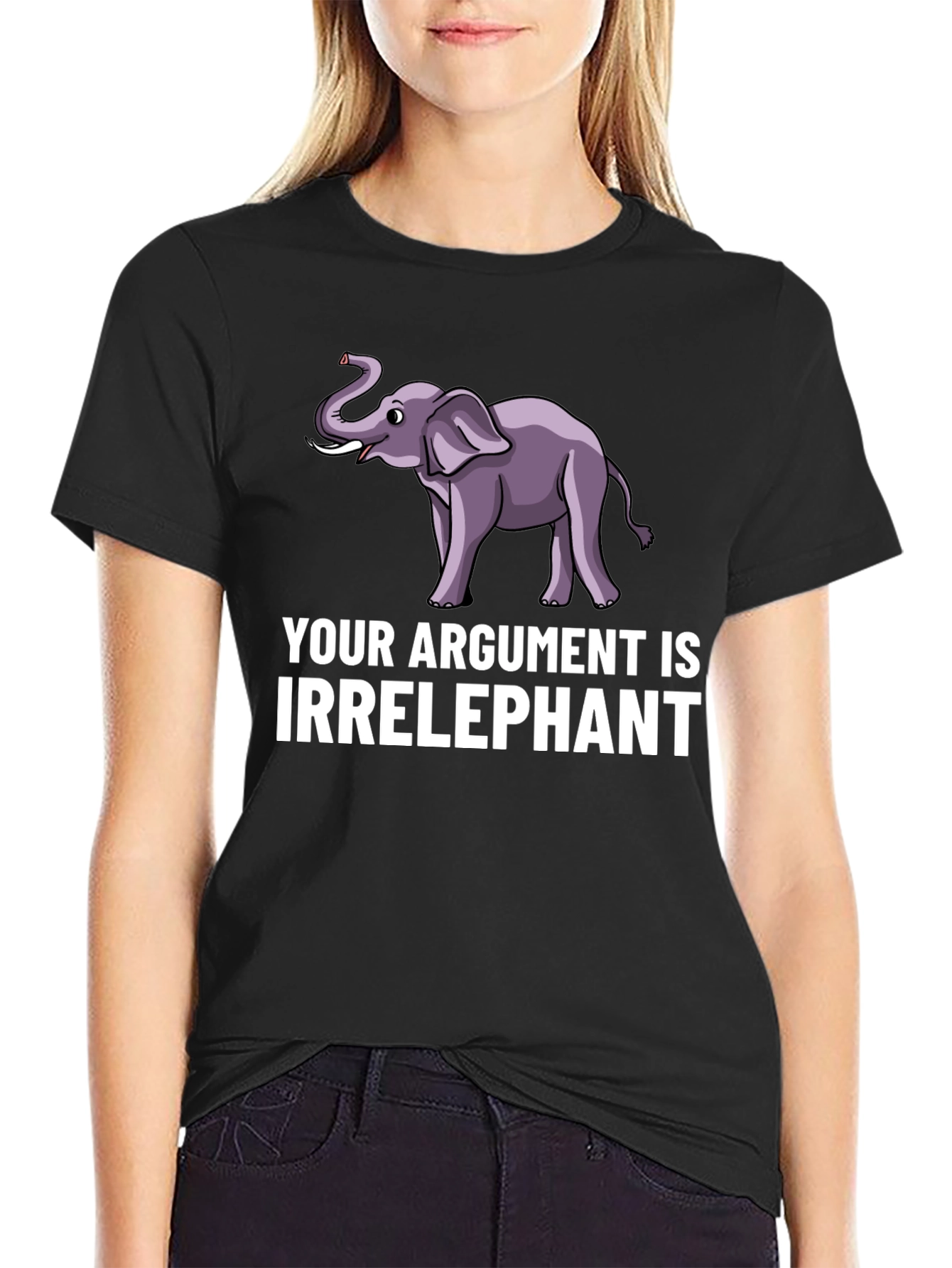 Irrelephant Graphic T-Shirt - Funny Argument Tee