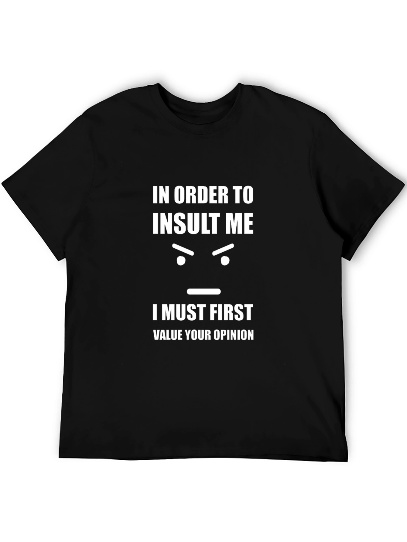 Funny Sarcastic T-Shirt: Insult Me