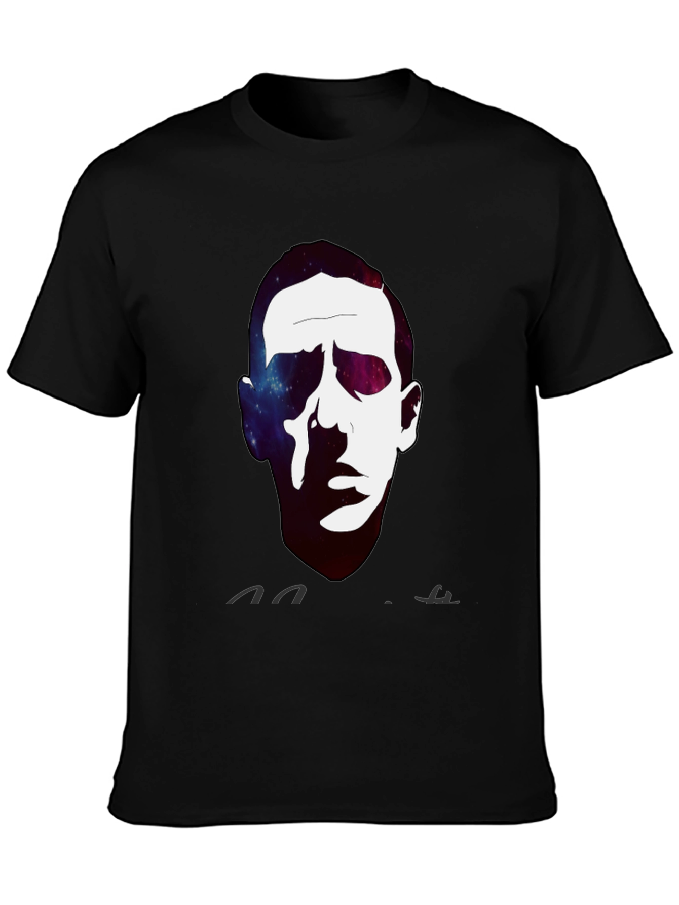 Cosmic Portrait Black T-Shirt