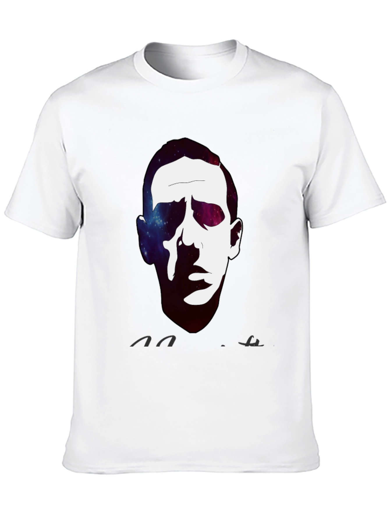 Cosmic Portrait Black T-Shirt