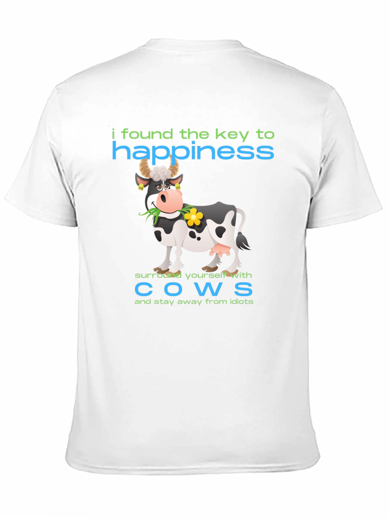 Happiness Cow Graphic T-Shirt