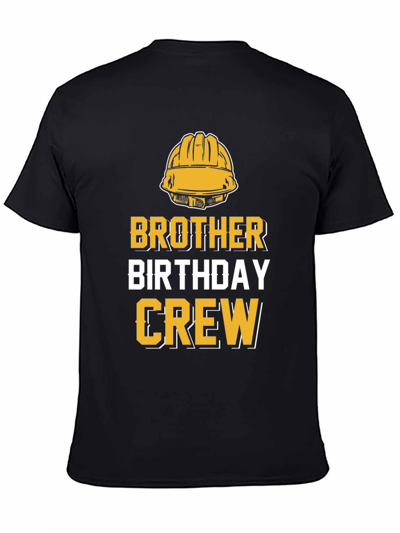 Brother Birthday Crew Construction T-Shirt