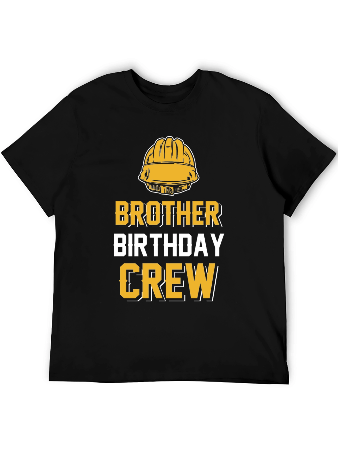 Brother Birthday Crew Construction T-Shirt