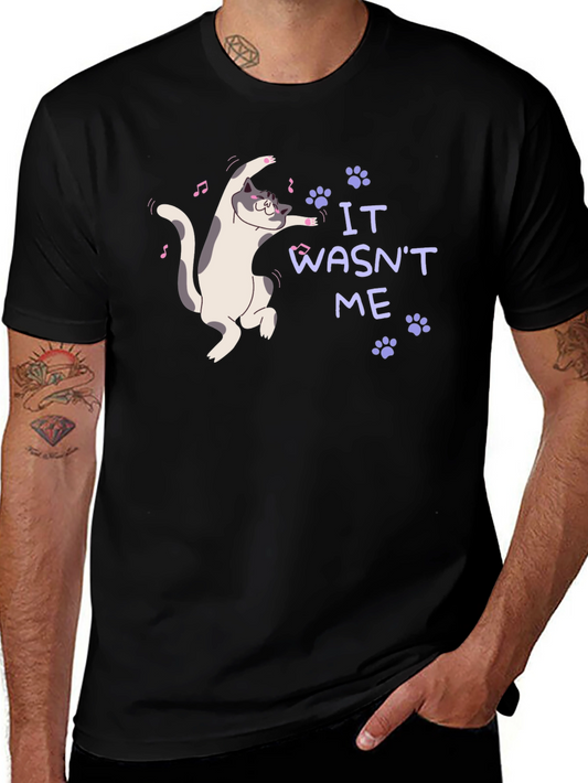 It Wasnt Me Cat T-Shirt