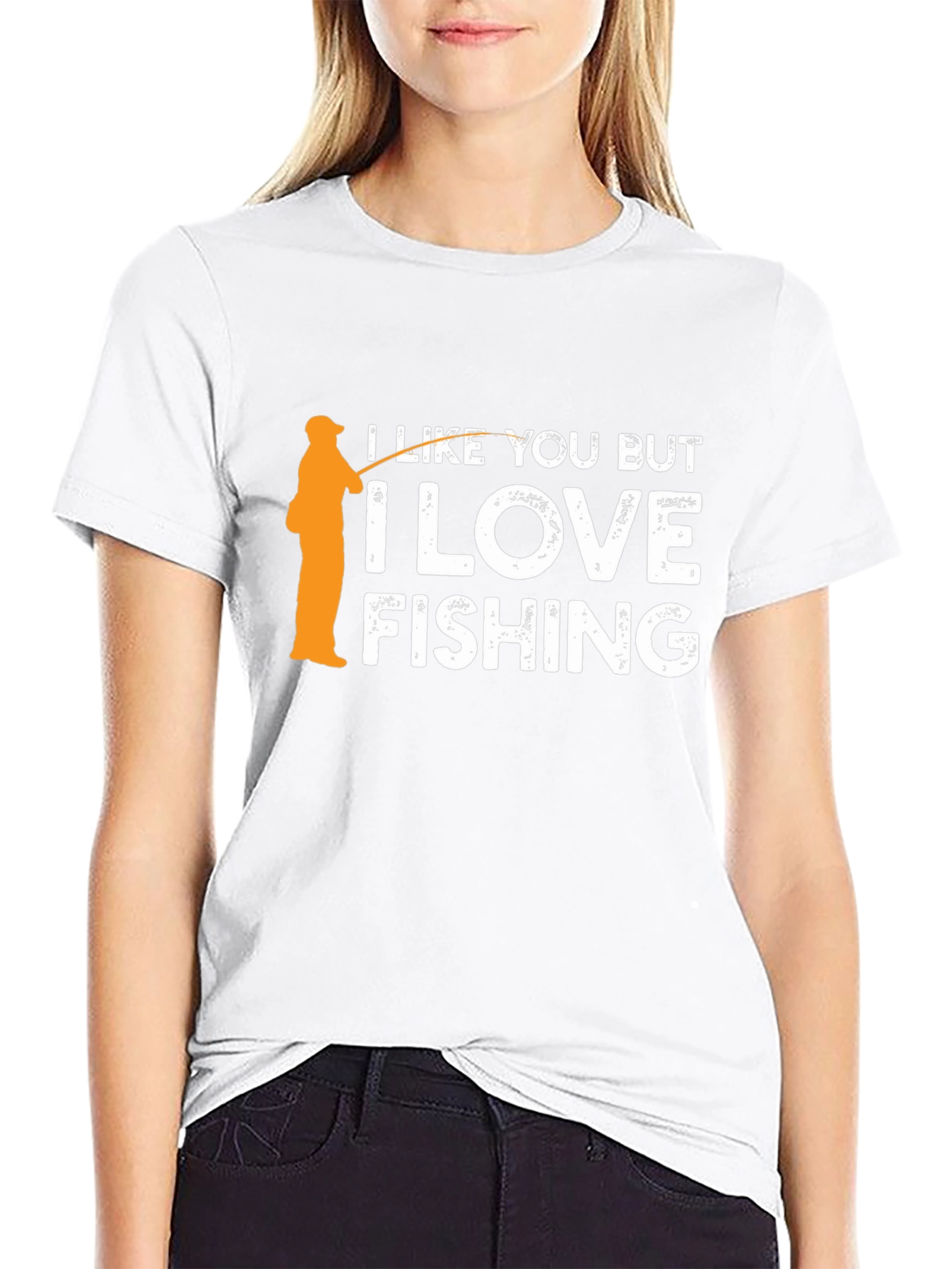 I Love Fishing Graphic Tee