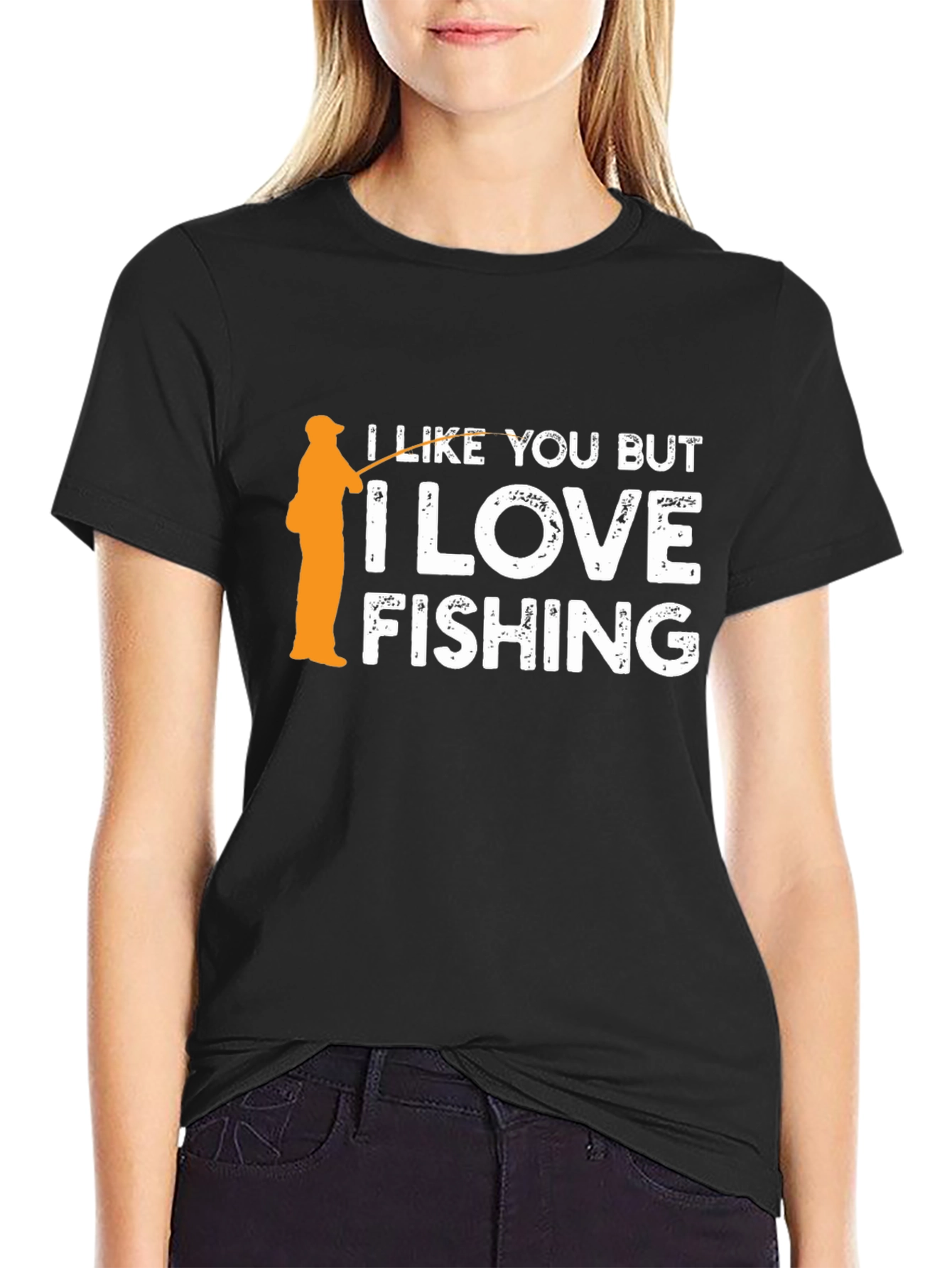 I Love Fishing Graphic Tee