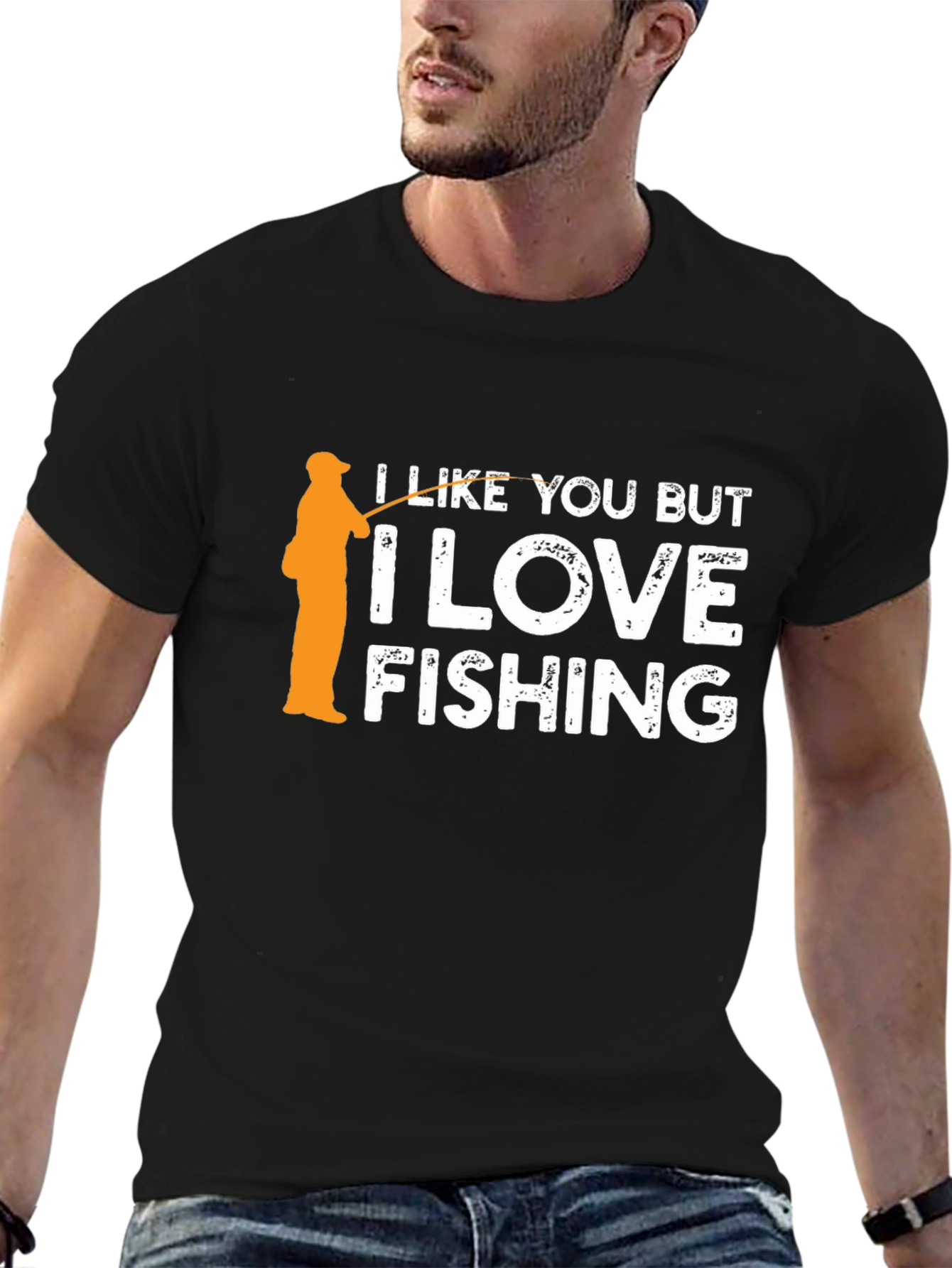 I Love Fishing Graphic Tee