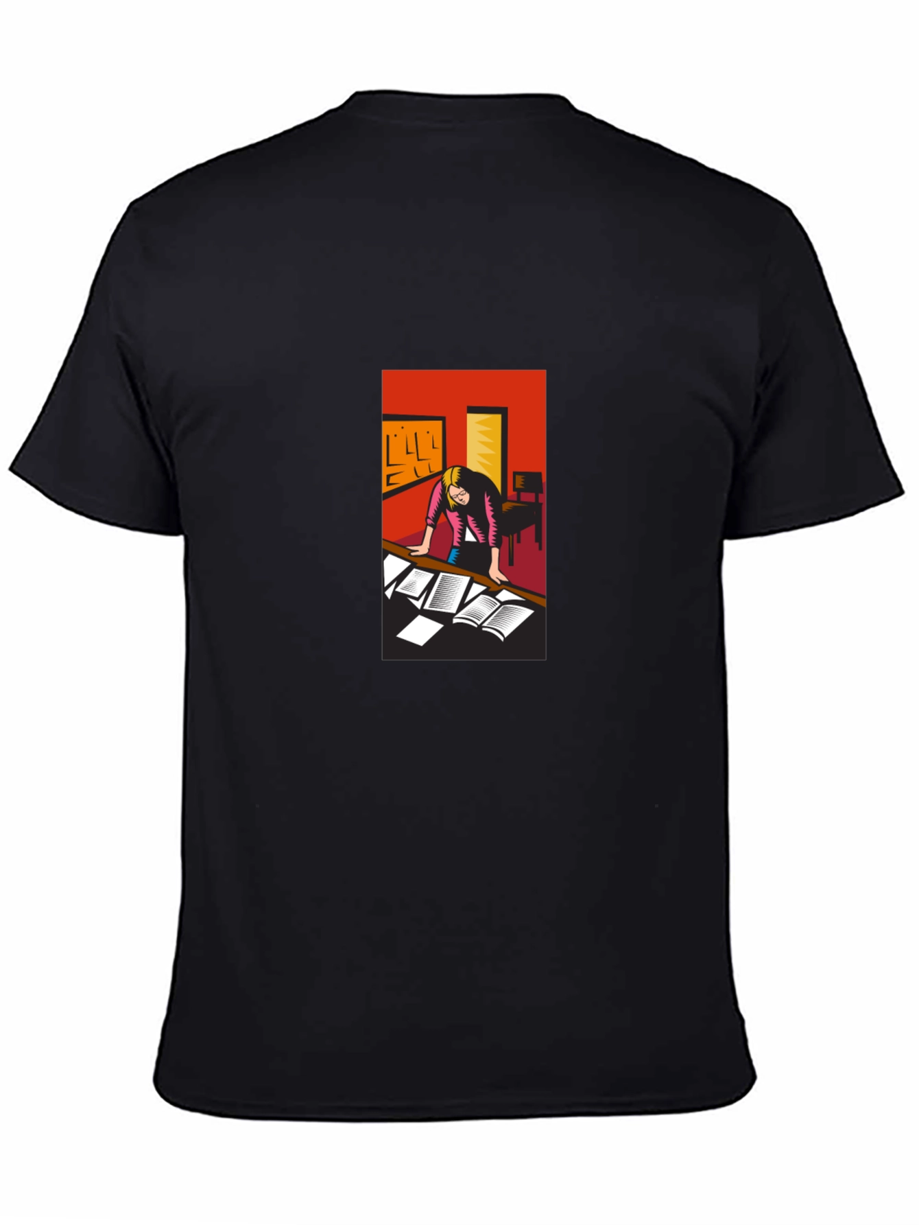 Studious Graphic Tee - Black Cotton T-Shirt