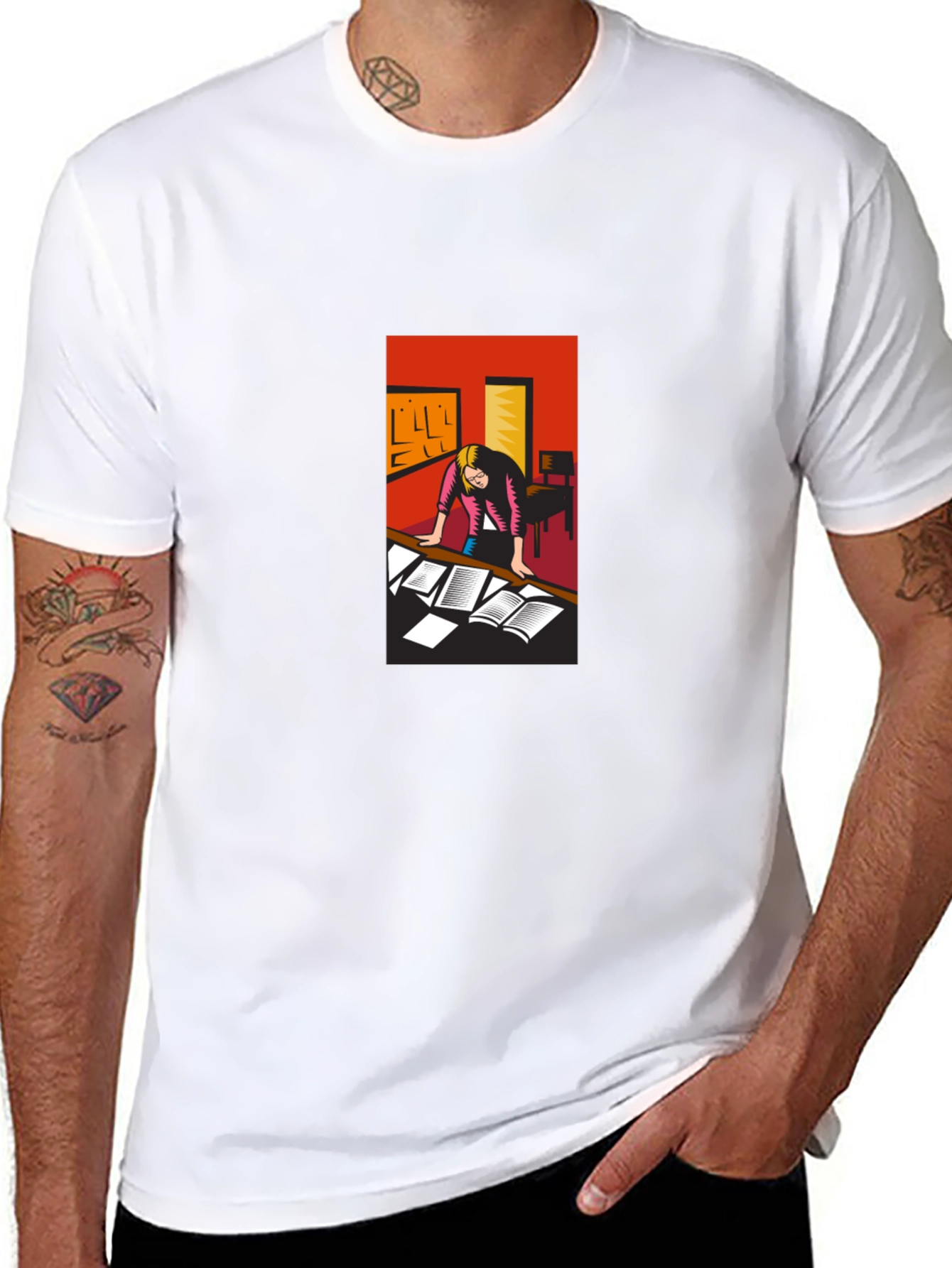 Studious Graphic Tee - Black Cotton T-Shirt