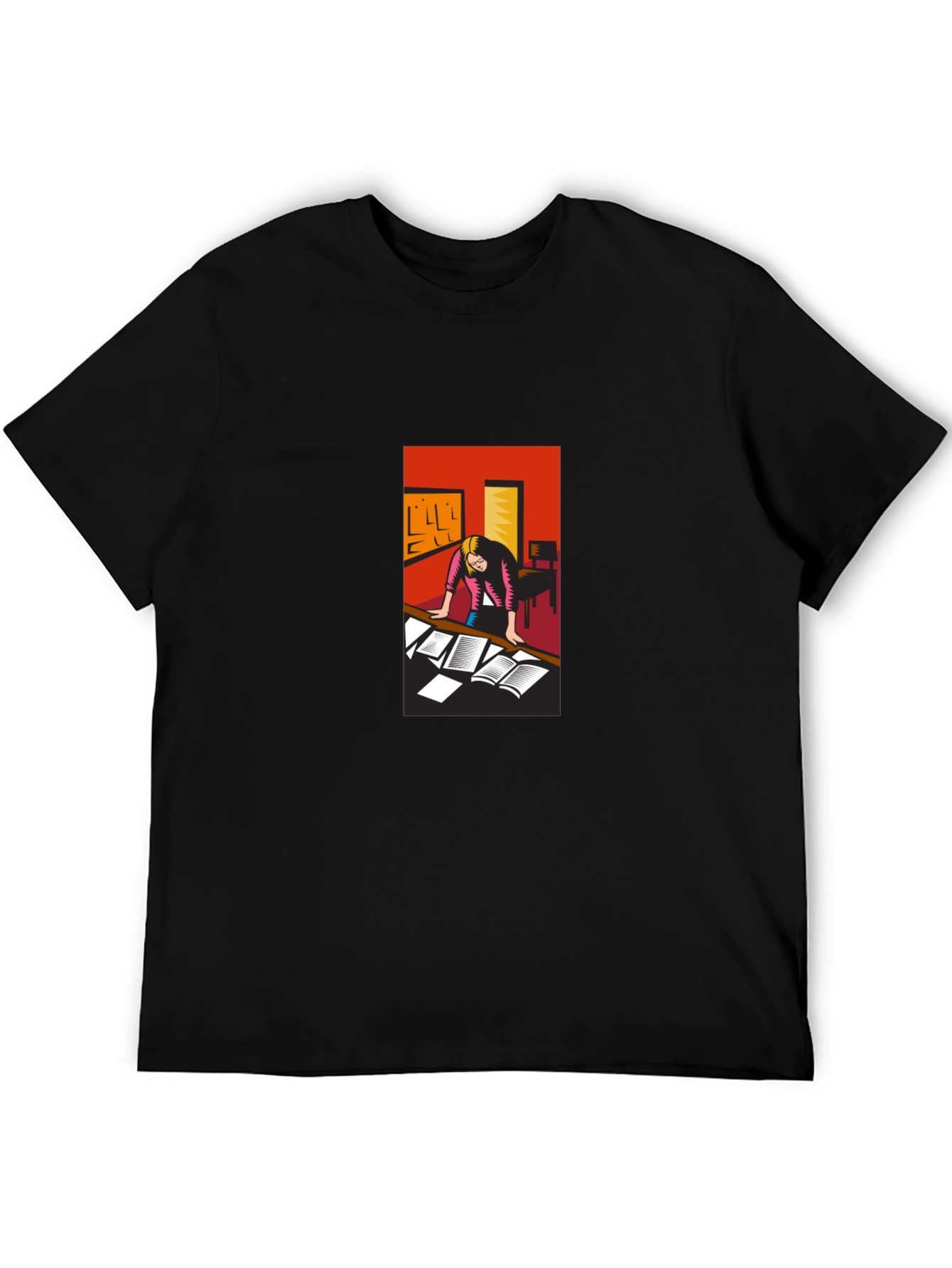 Studious Graphic Tee - Black Cotton T-Shirt