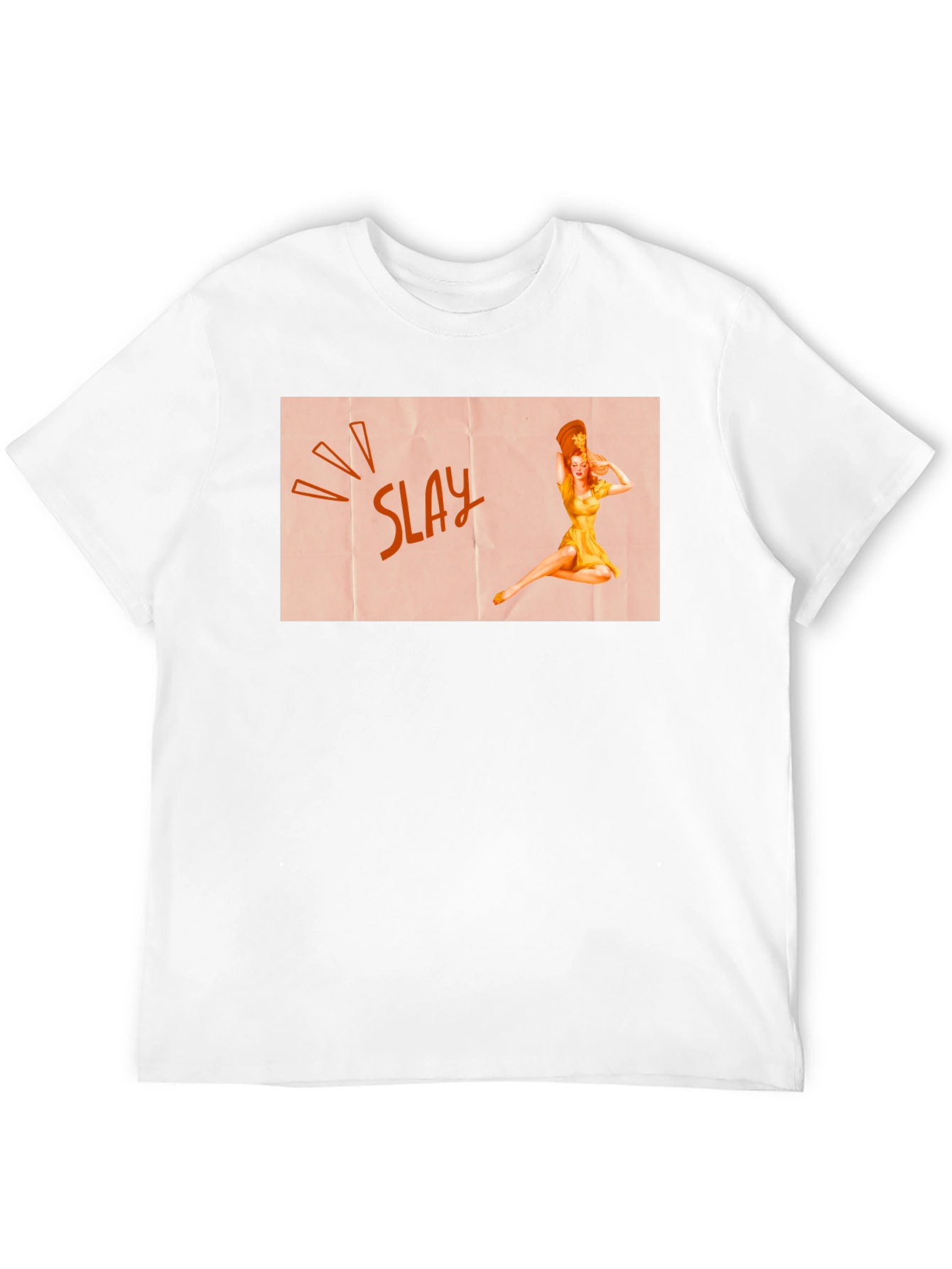 Slay Pin-Up Graphic Tee - Black