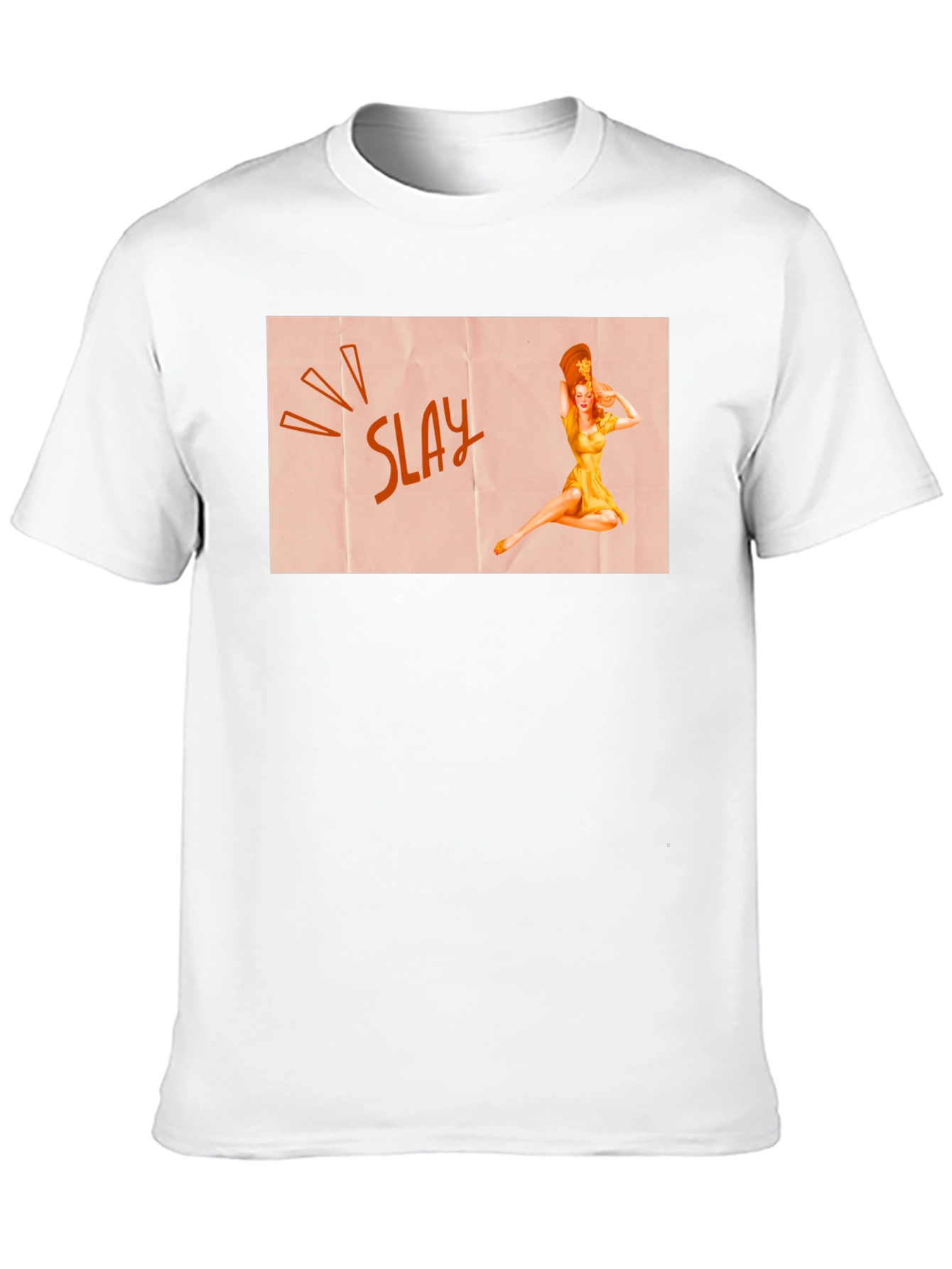 Slay Pin-Up Graphic Tee - Black