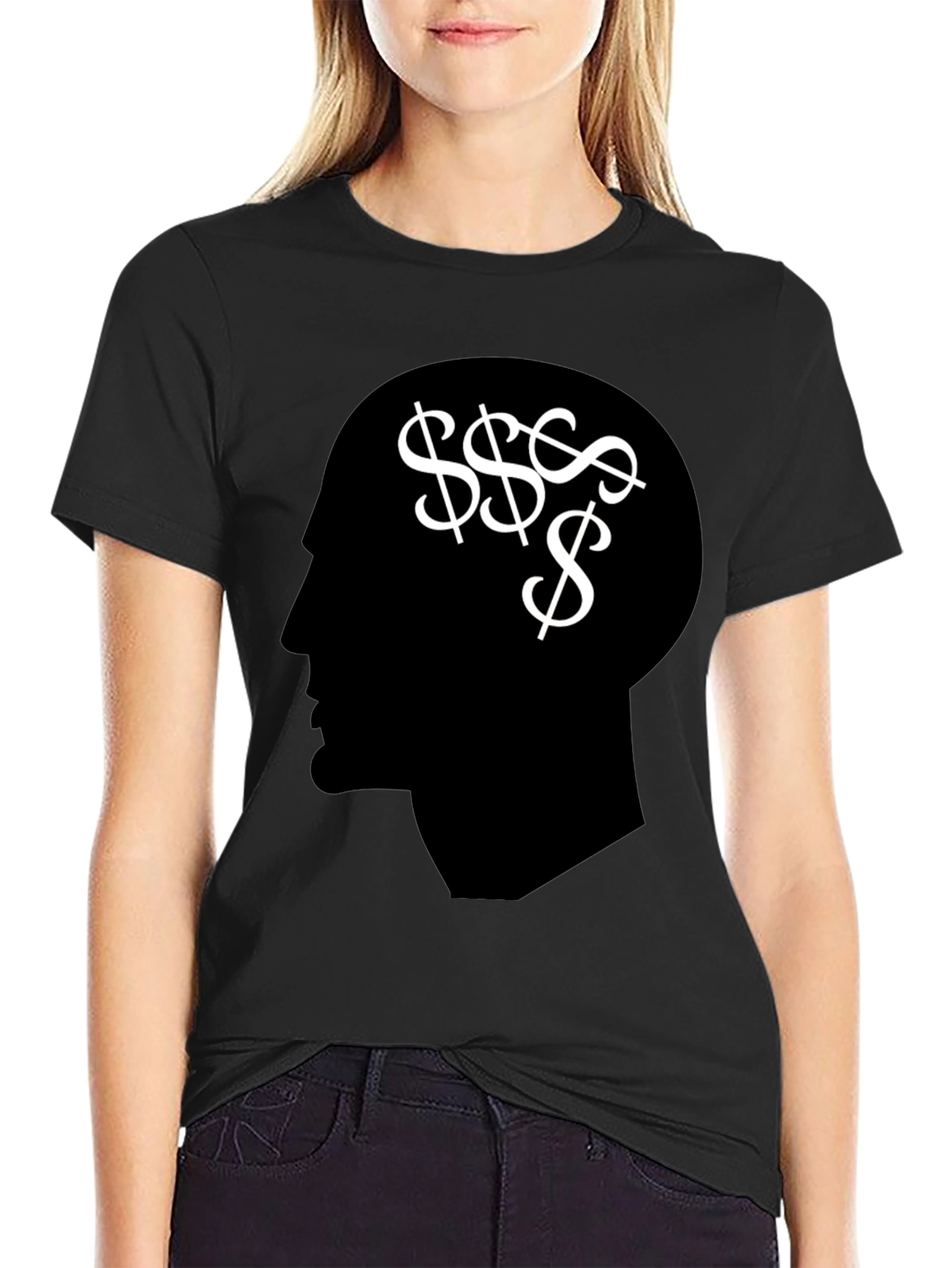 Money Mindset T-Shirt - Black Graphic Tee