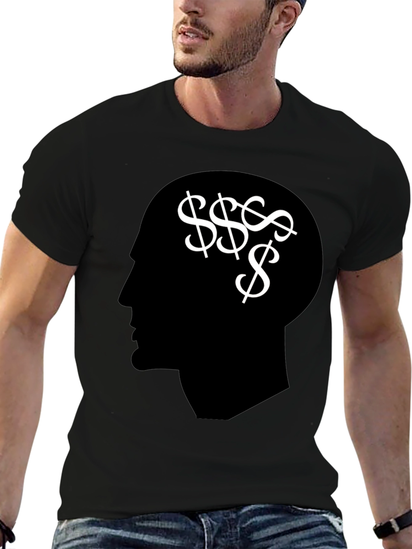 Money Mindset T-Shirt - Black Graphic Tee
