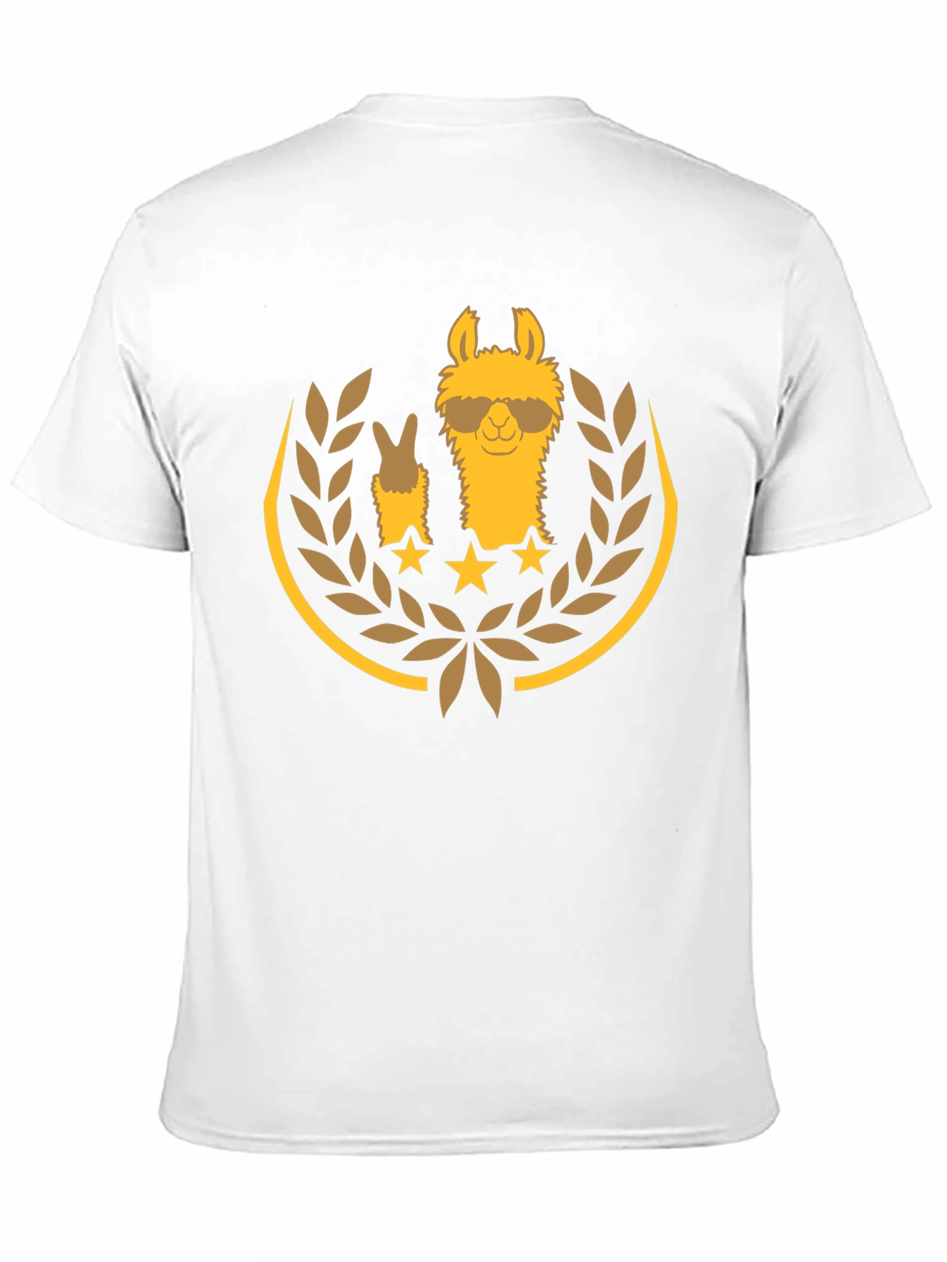 Cool Llama Graphic Tee - Casual Black T-Shirt