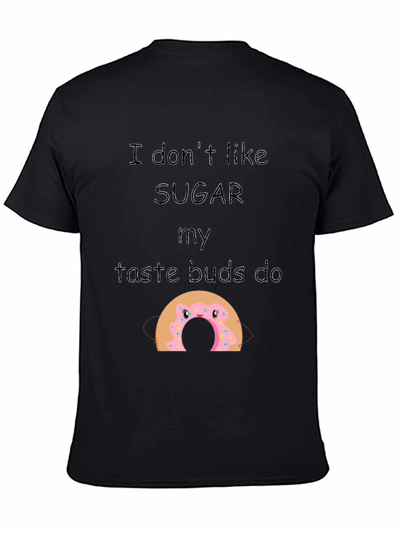 Funny Donut Taste Buds Graphic Tee