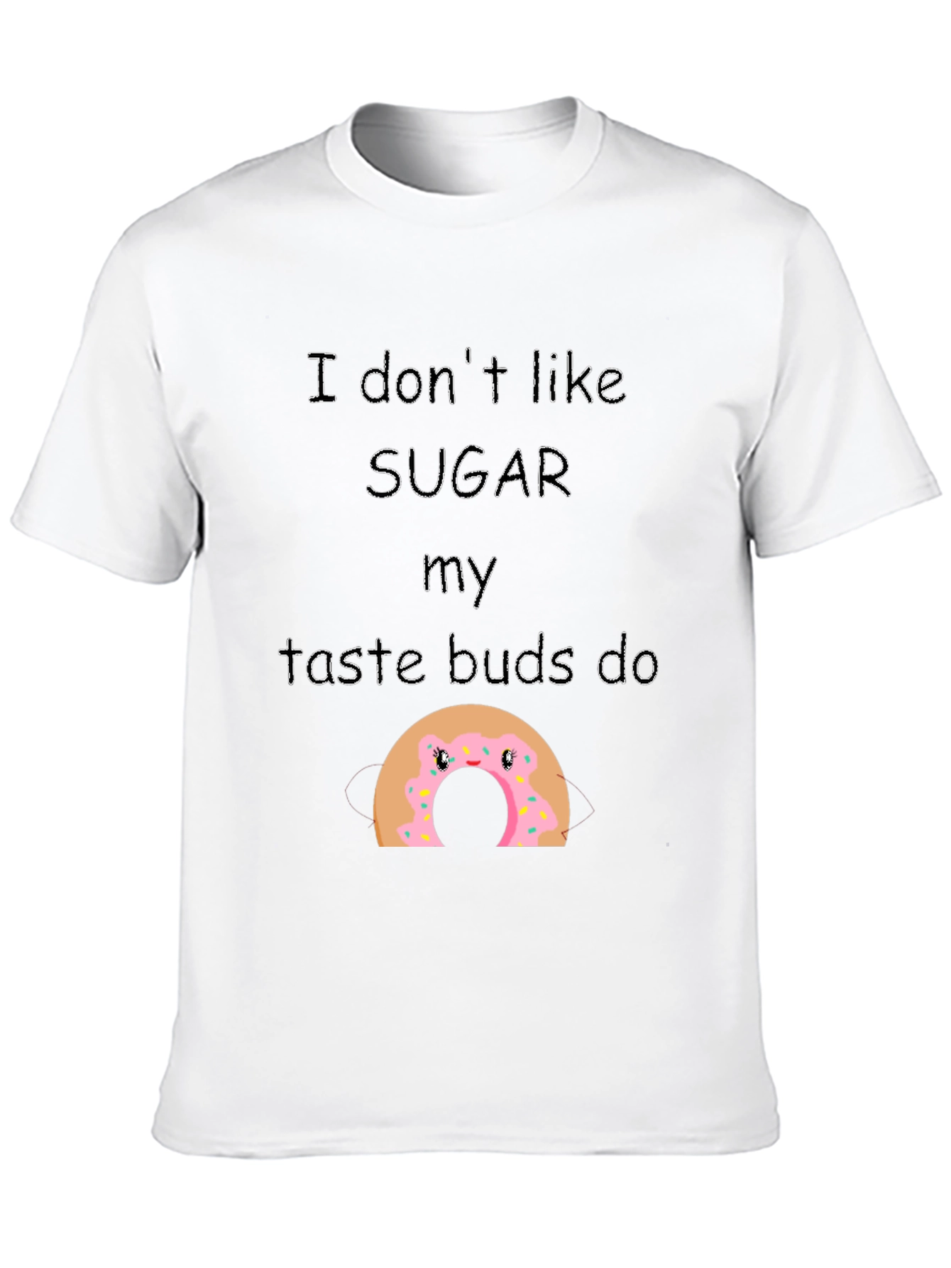 Funny Donut Taste Buds Graphic Tee
