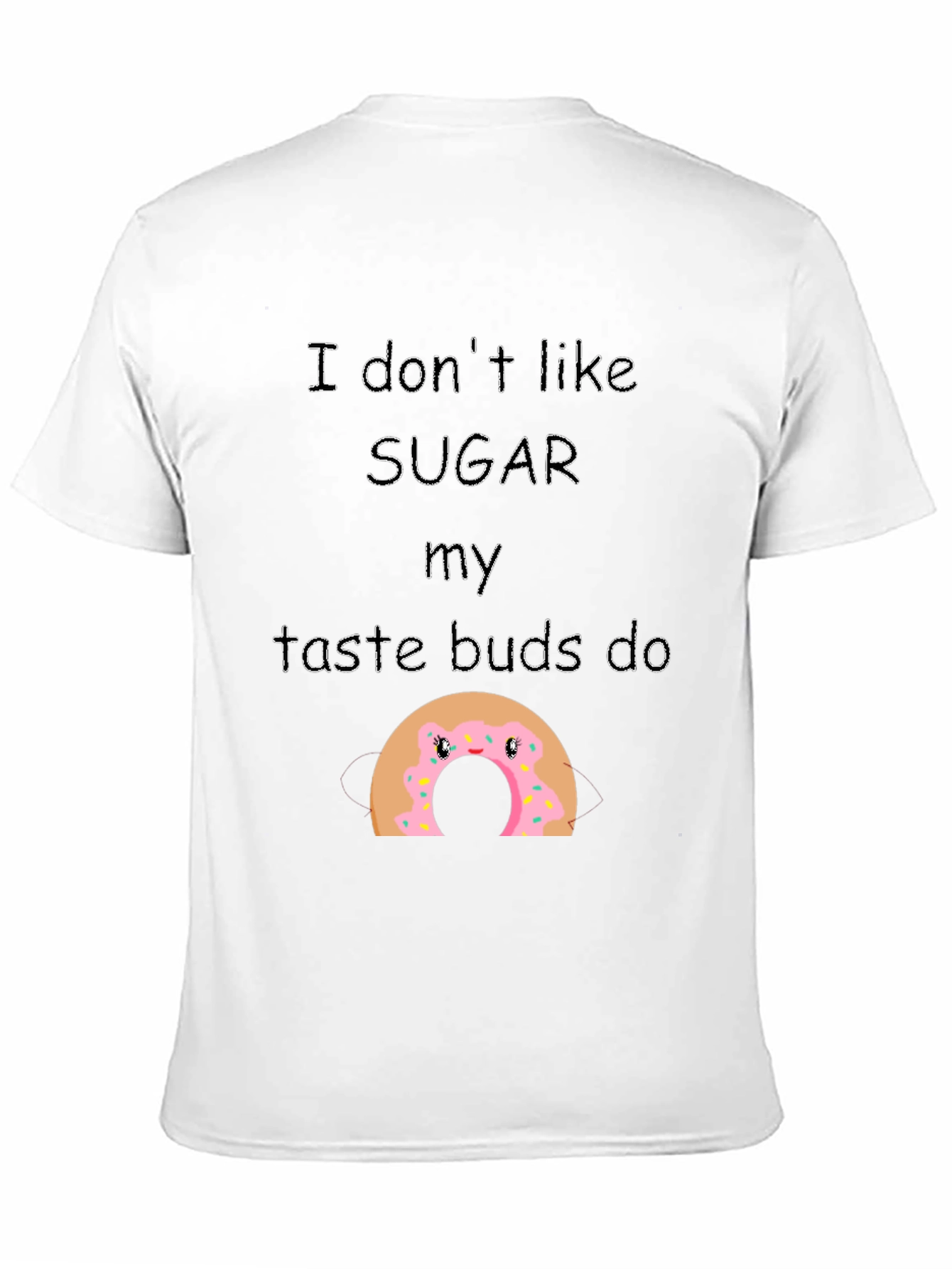 Funny Donut Taste Buds Graphic Tee
