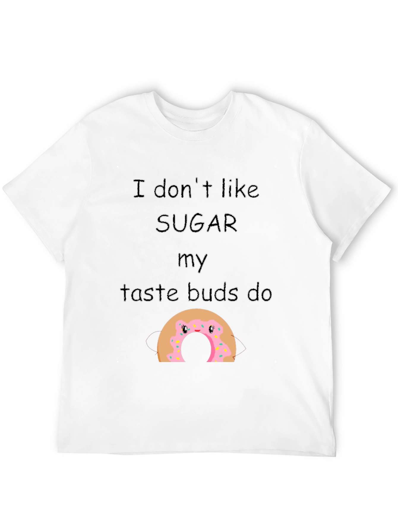 Funny Donut Taste Buds Graphic Tee