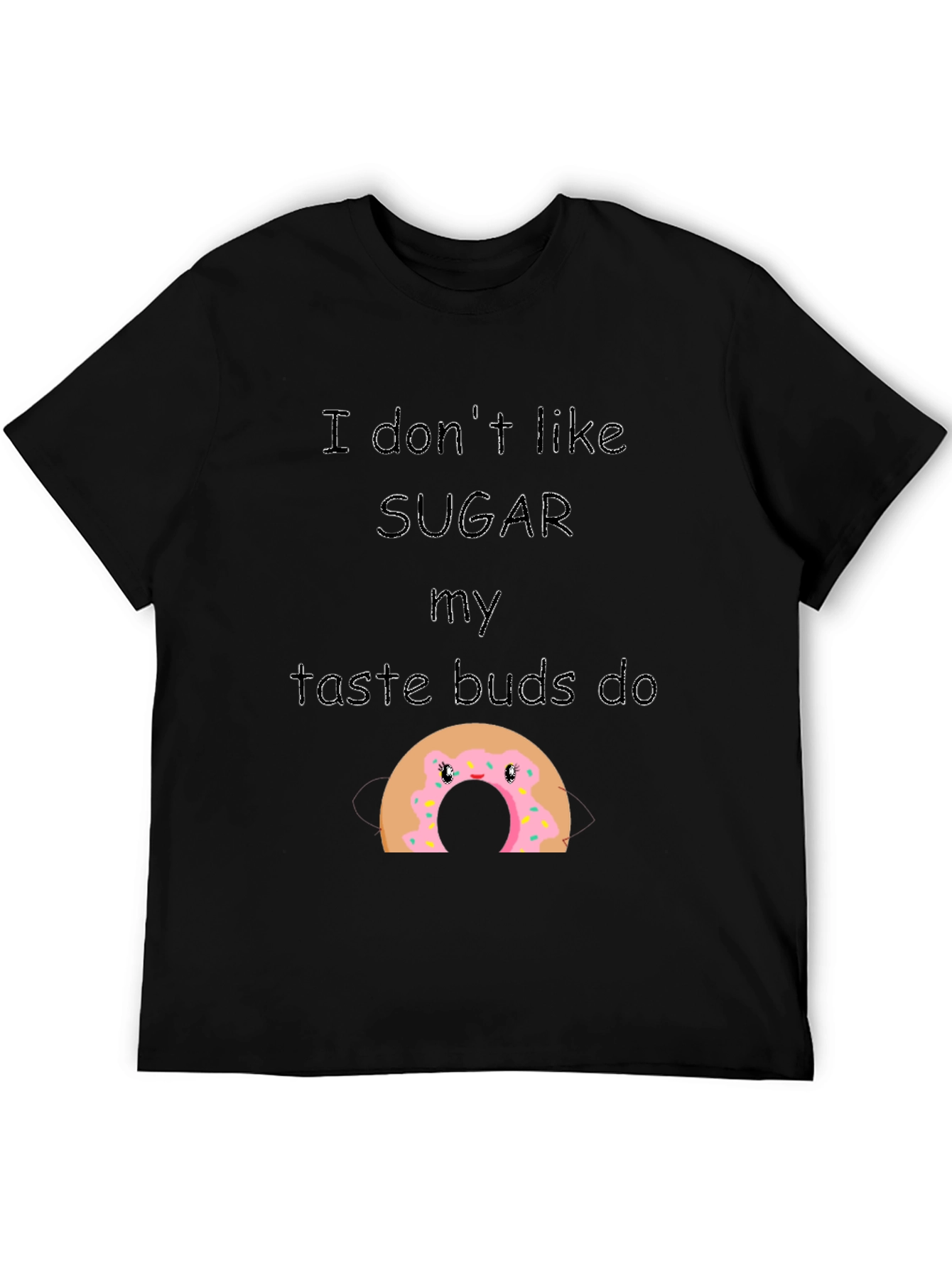 Funny Donut Taste Buds Graphic Tee