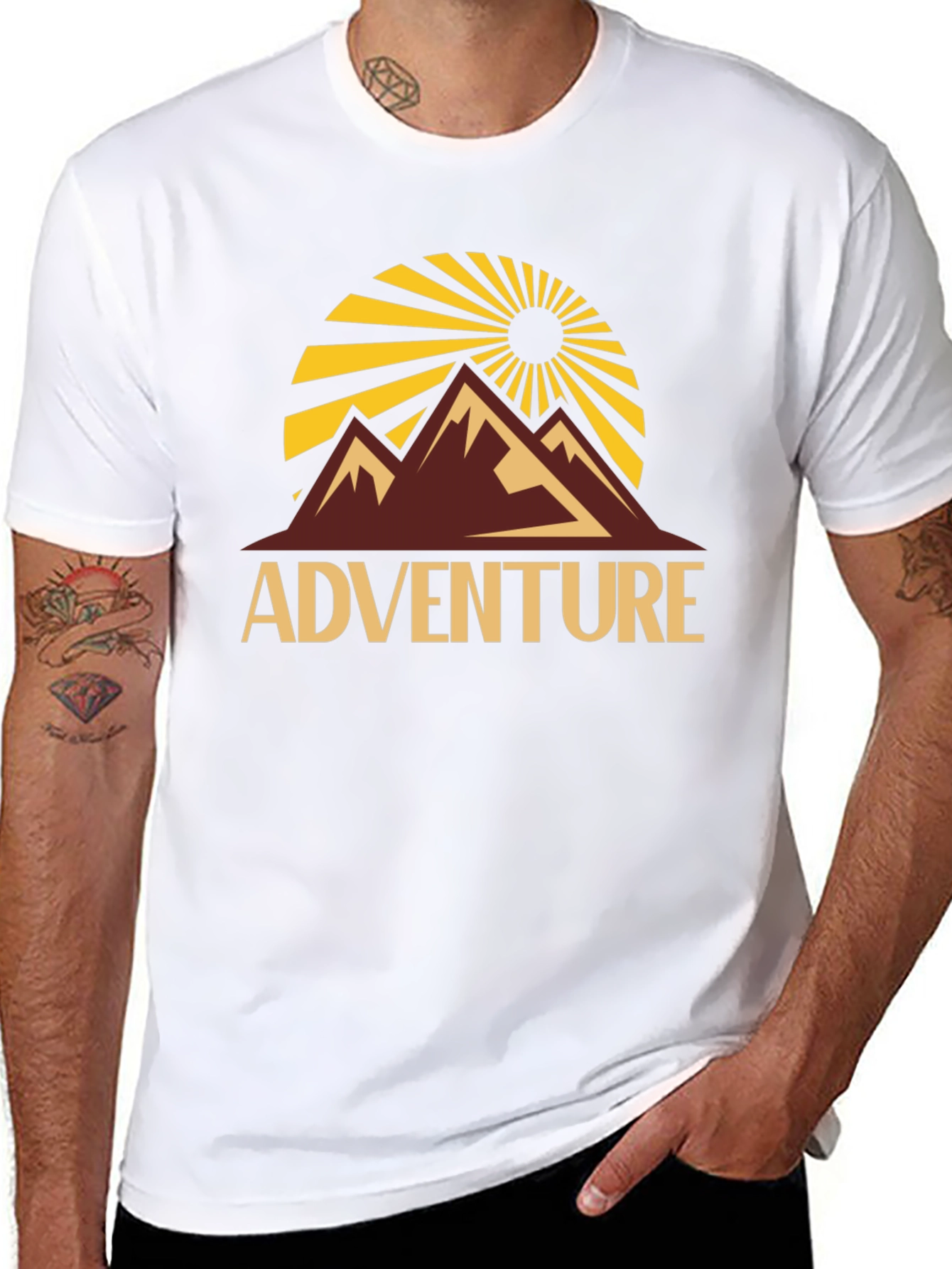 Adventure Graphic Tee - Mountain Scene
